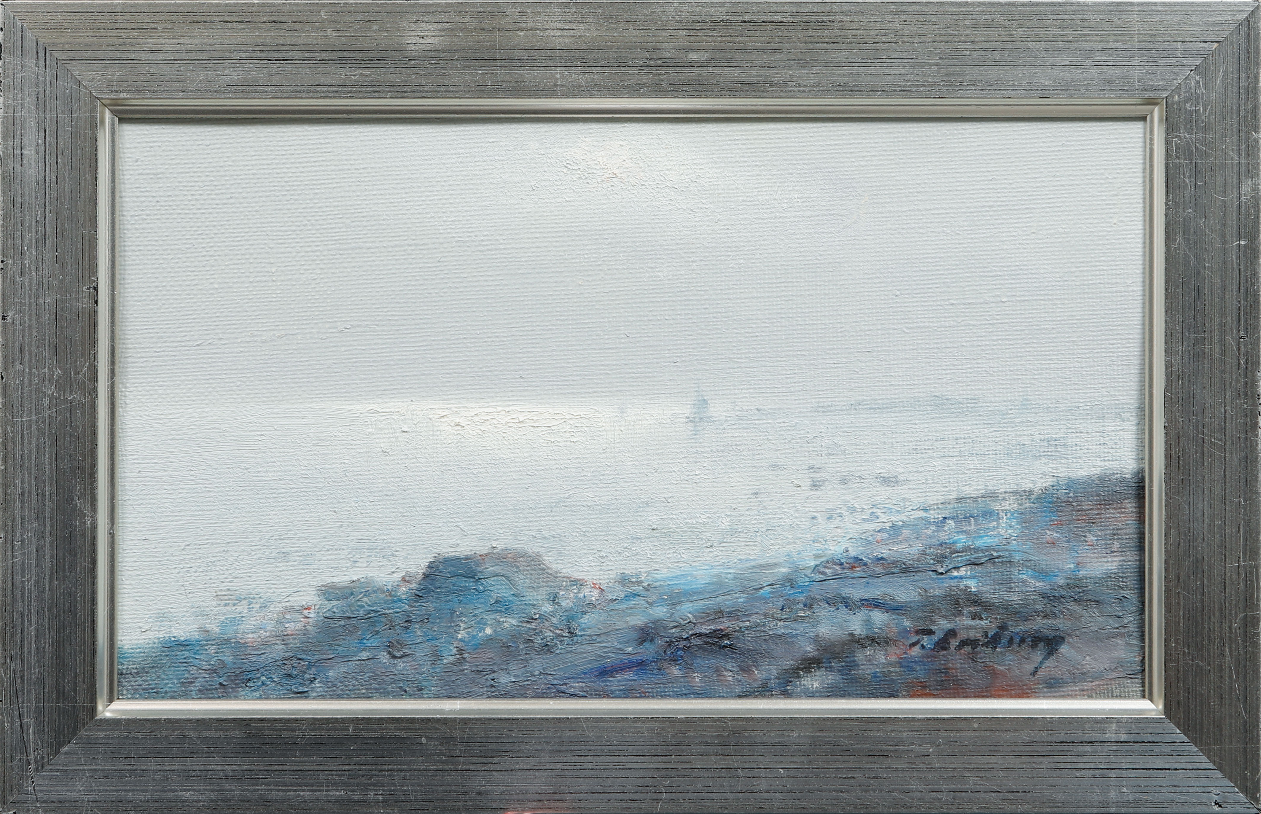 TAGE ERIKSSON. "Kustbild Nordkoster", olja på duk, signerad.