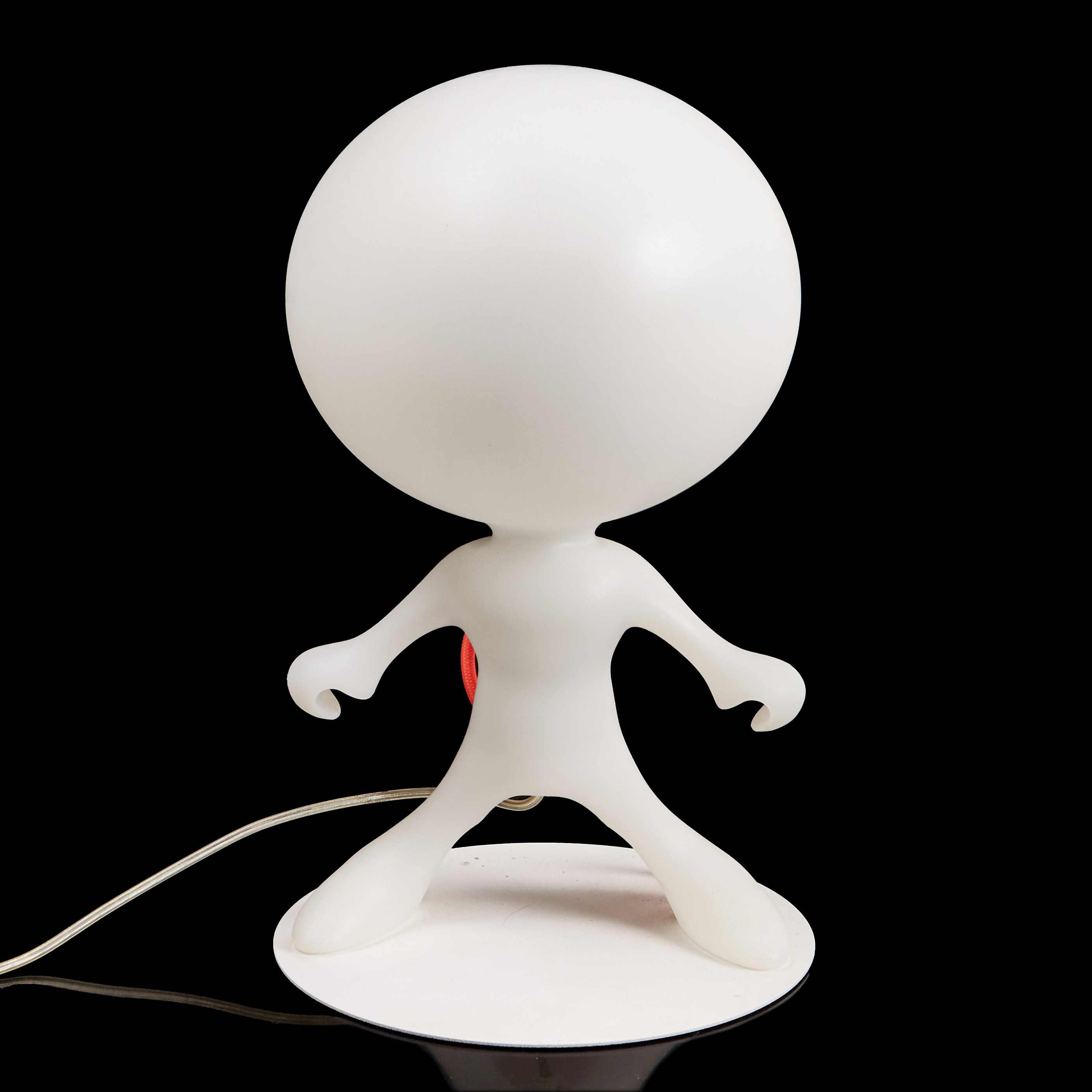 BORDSLAMPA, "Spacewalker", Constantin Wortmann, för Dark, Tyskland, vit plast, 2008.