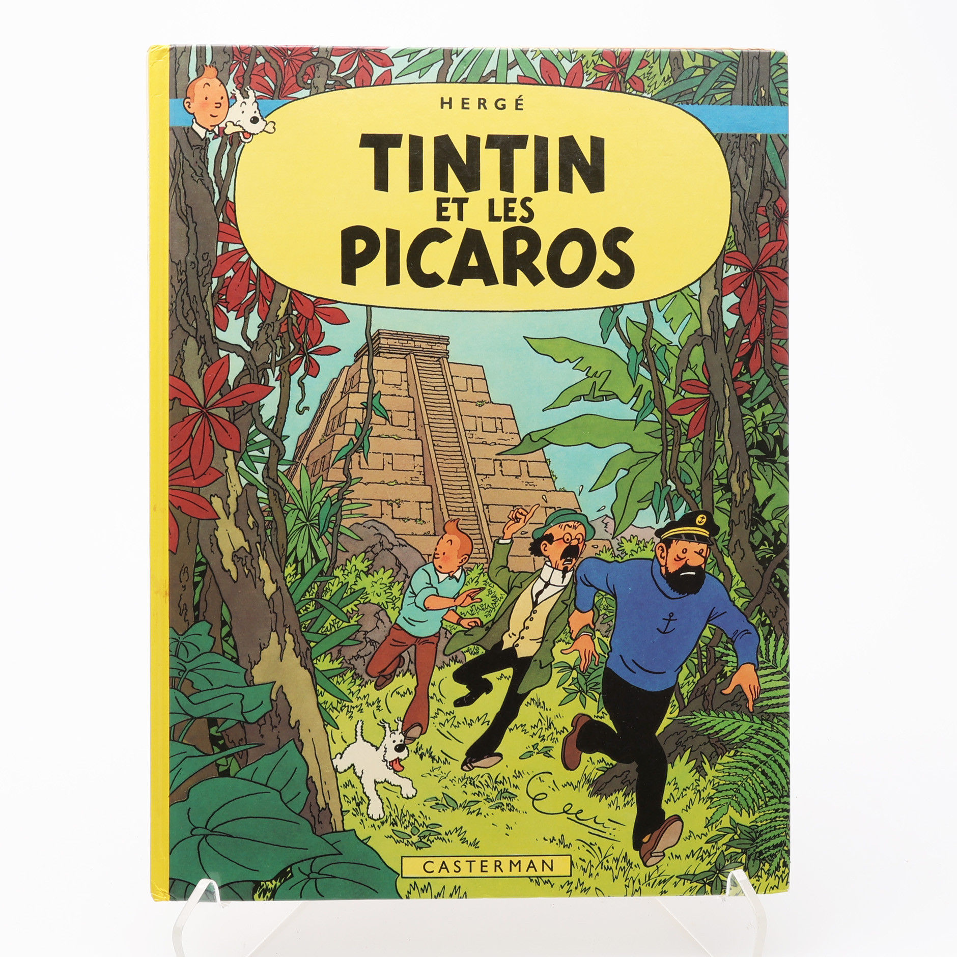 TINTIN. HERGÉ'S TINTIN. ET LES PICAROS I FÖRSTA ÚPPLAGAN 1976.