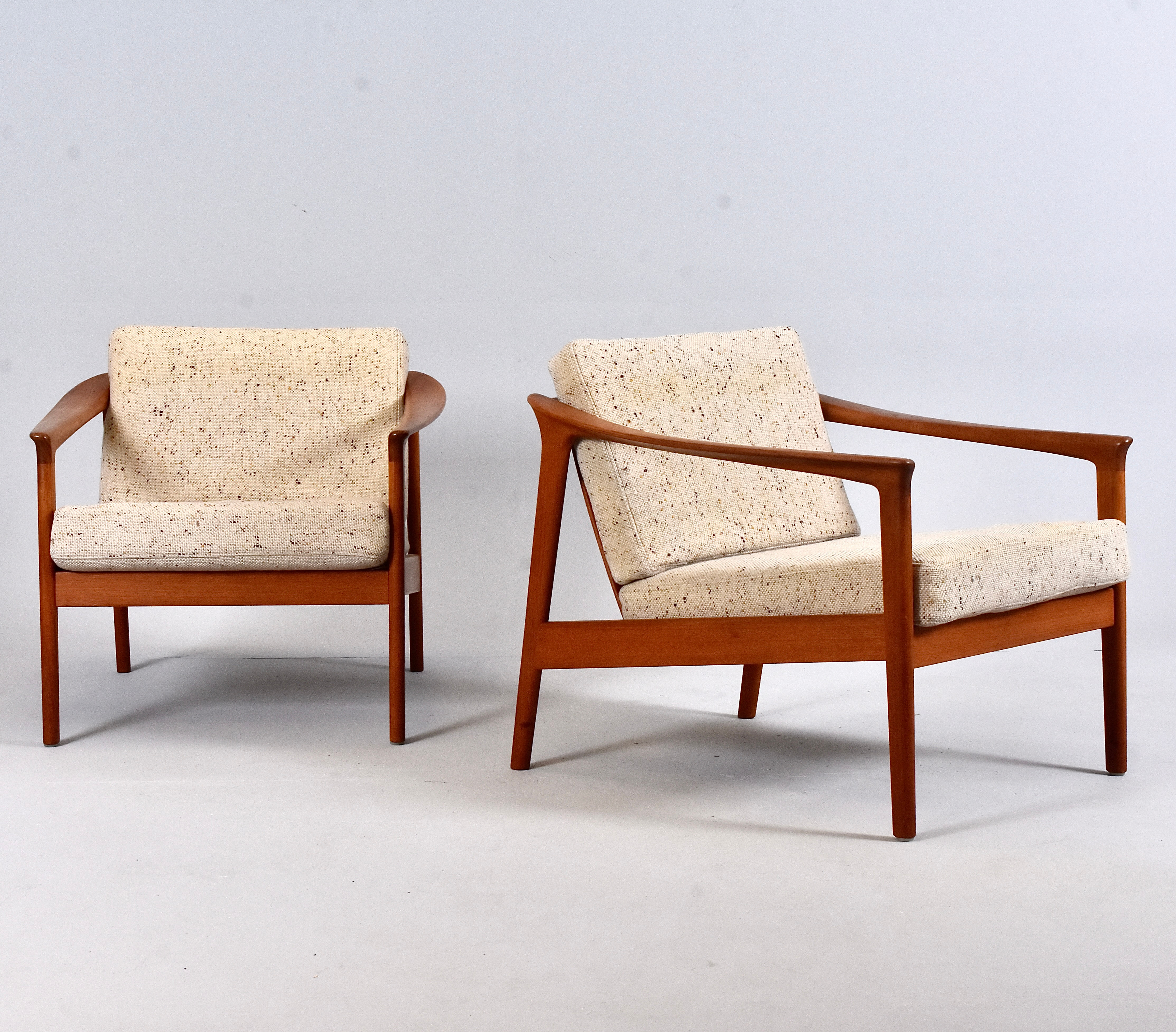 FOLKE OHLSSON. 1919-2002, Fåtöljer ett par, "Monterey", teak, Bodafors, 1961.
