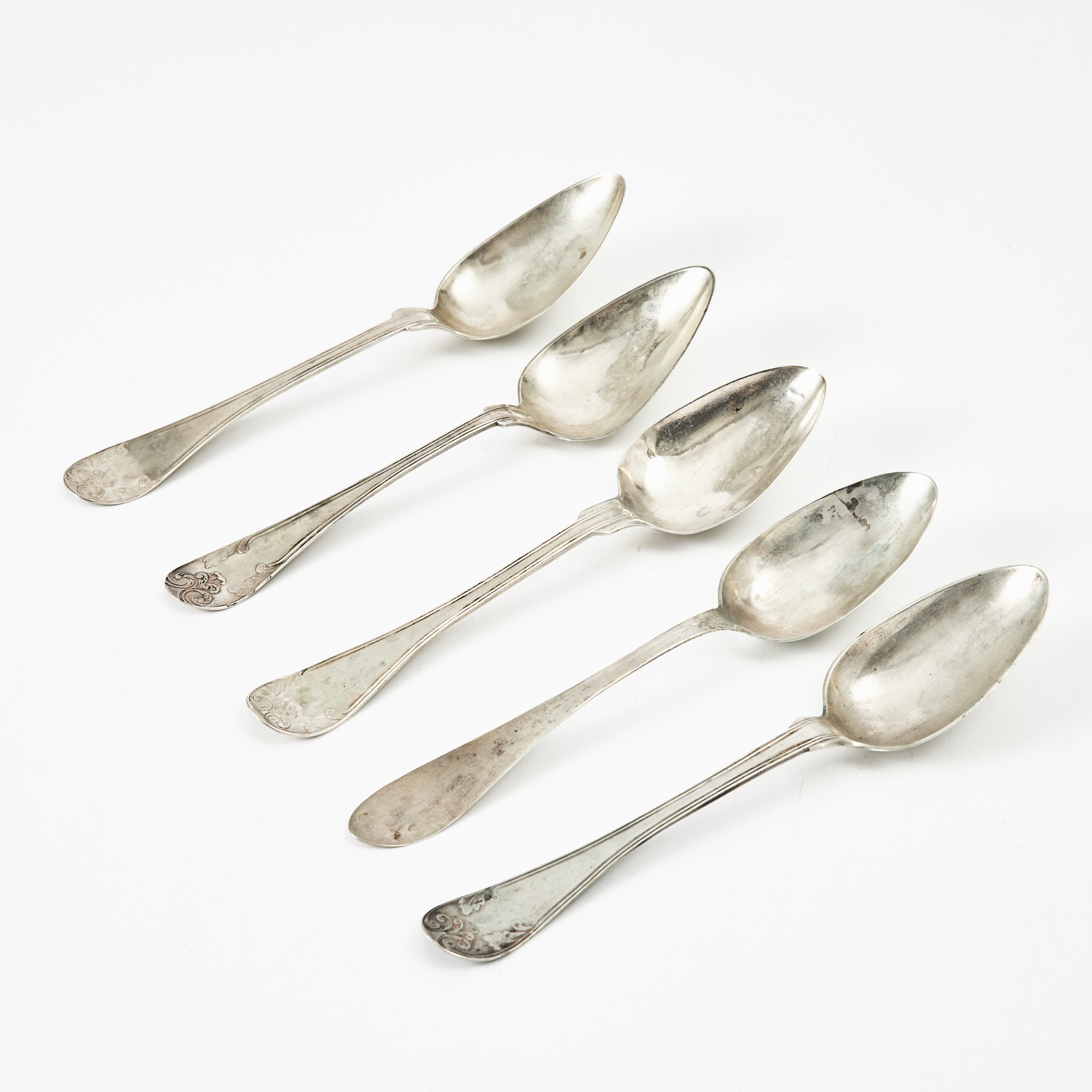 MATSKEDAR, 4 + 1, silver, 1850/60-tal.