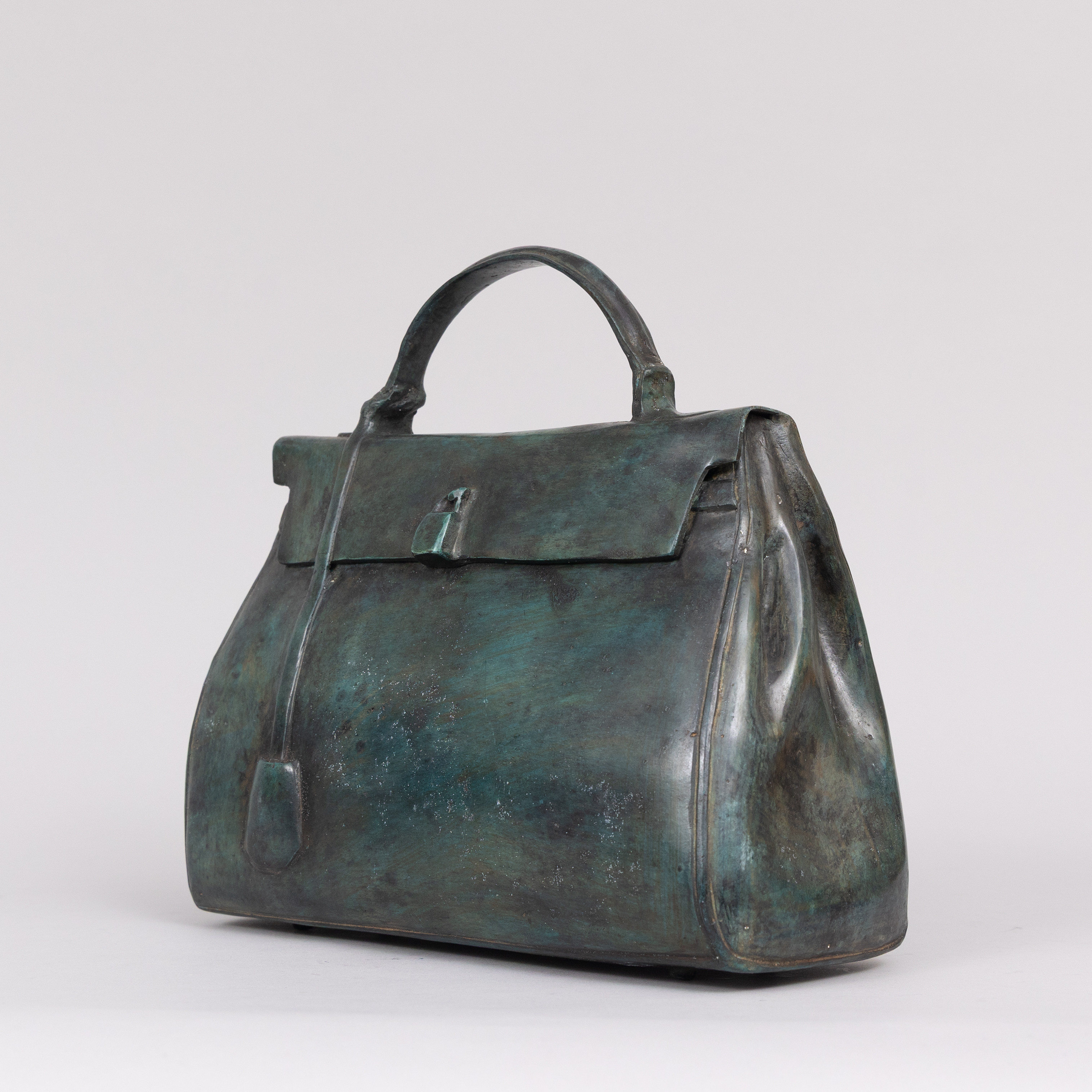 SKULPTUR, "Kelly", efter Hermès, grönpatinerad brons, stämplad Art People Gallery Sweden.