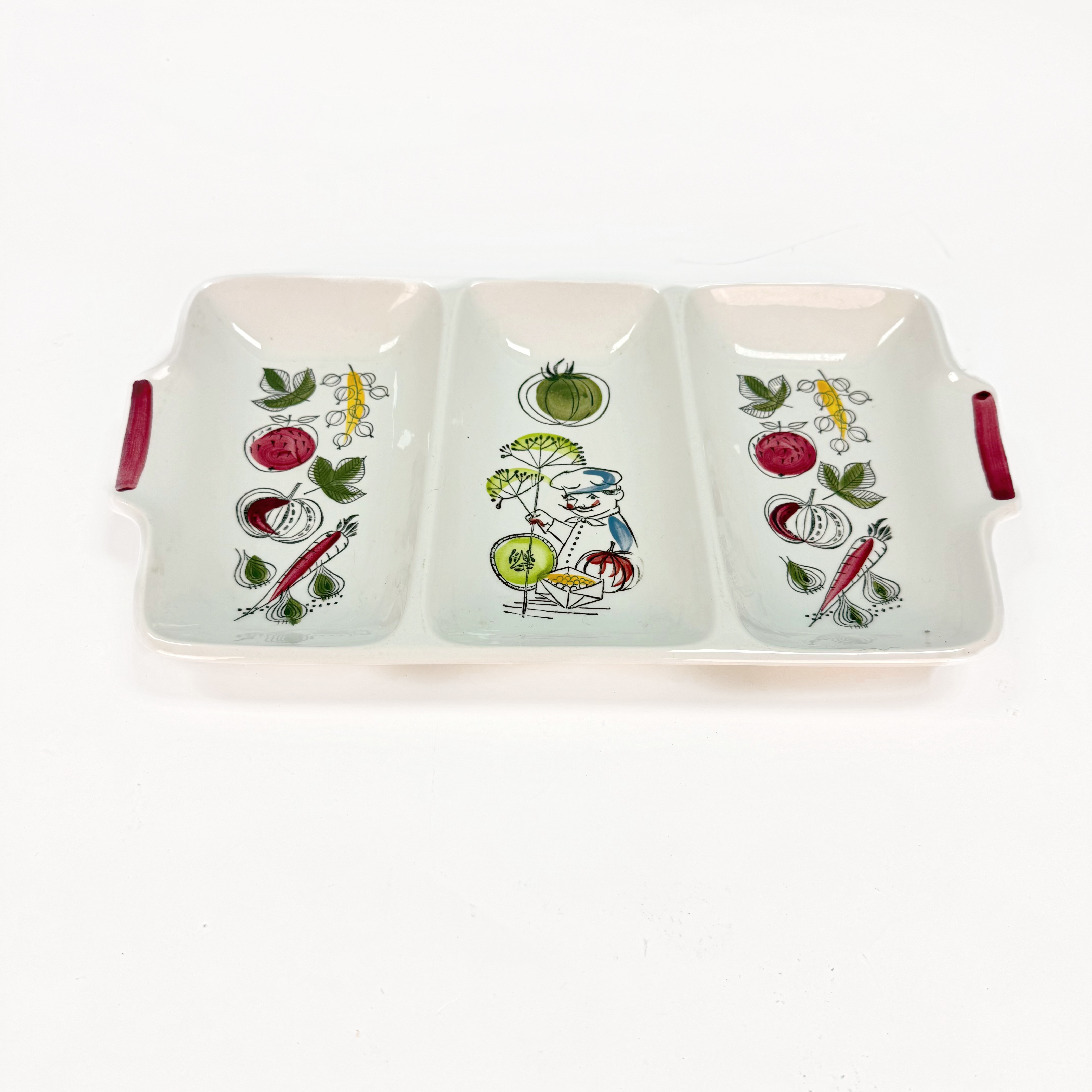 MARIANNE WESTMAN. UPPLÄGGNINGSFAT, porslin, "Verdura", Rörstrand.