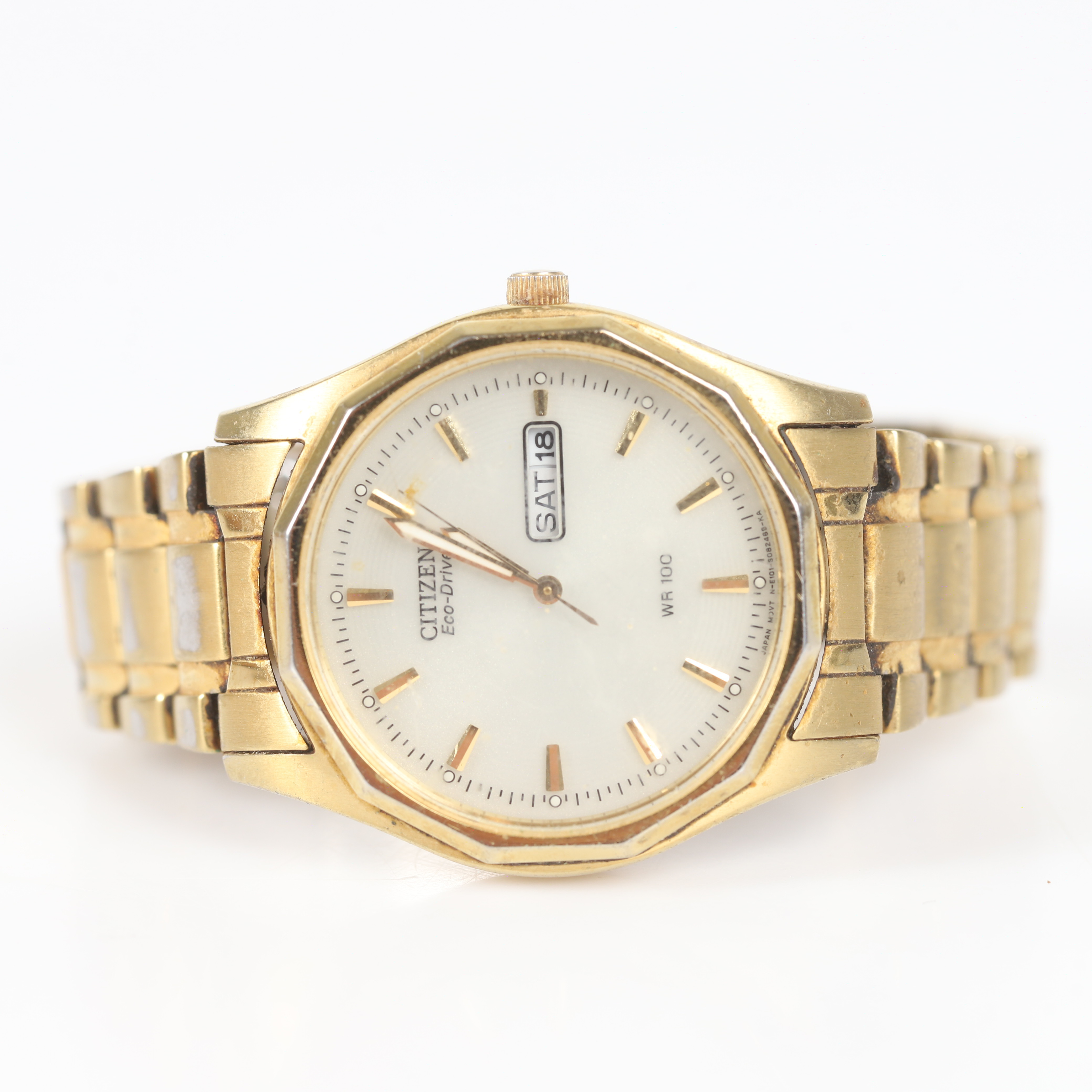 ARMBANDSUR, Citizen WR 100 Eco-Drive, stål.