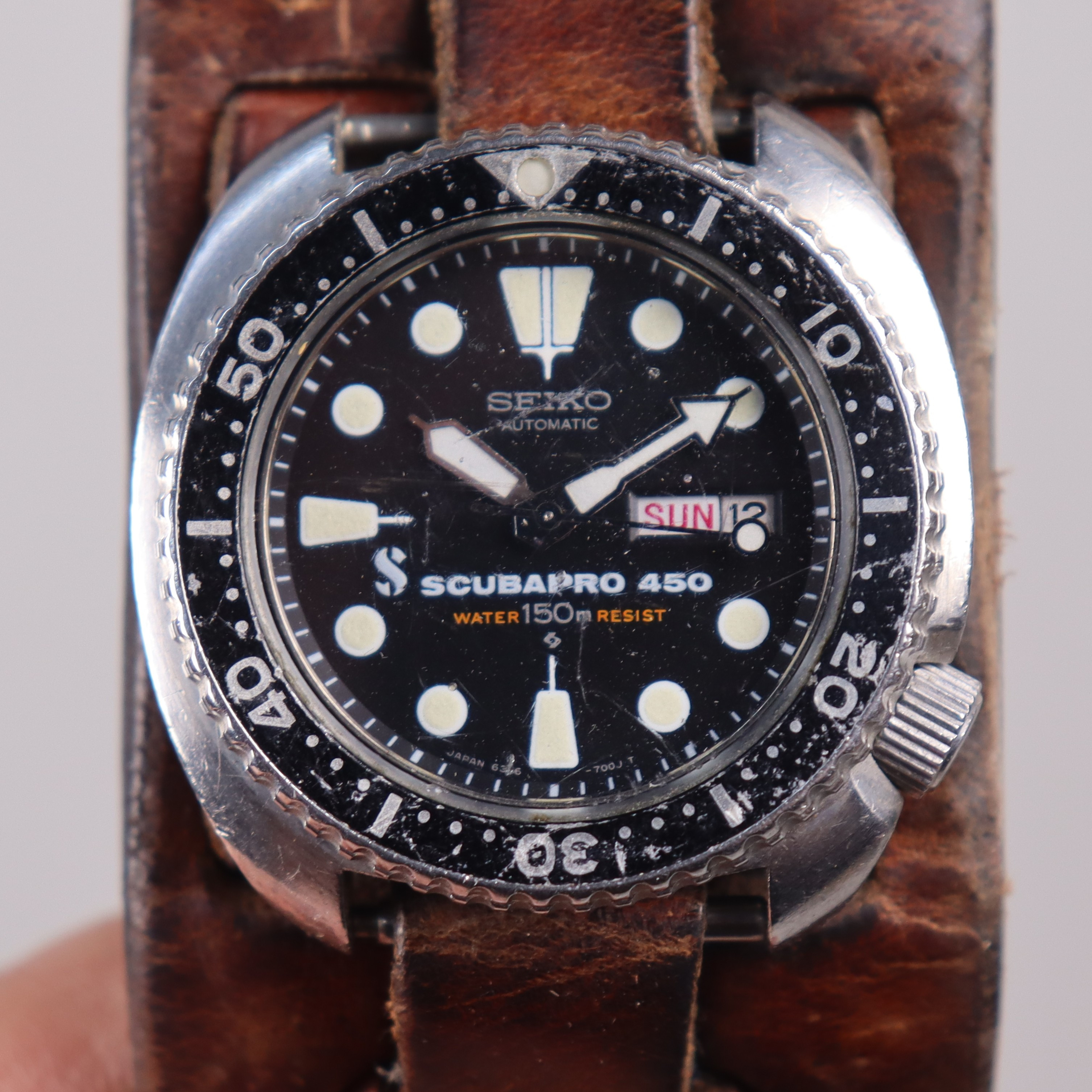 ARMBANDSUR, Seiko Scubapro 450, 6306-7001, Automatic, 1970-tal.