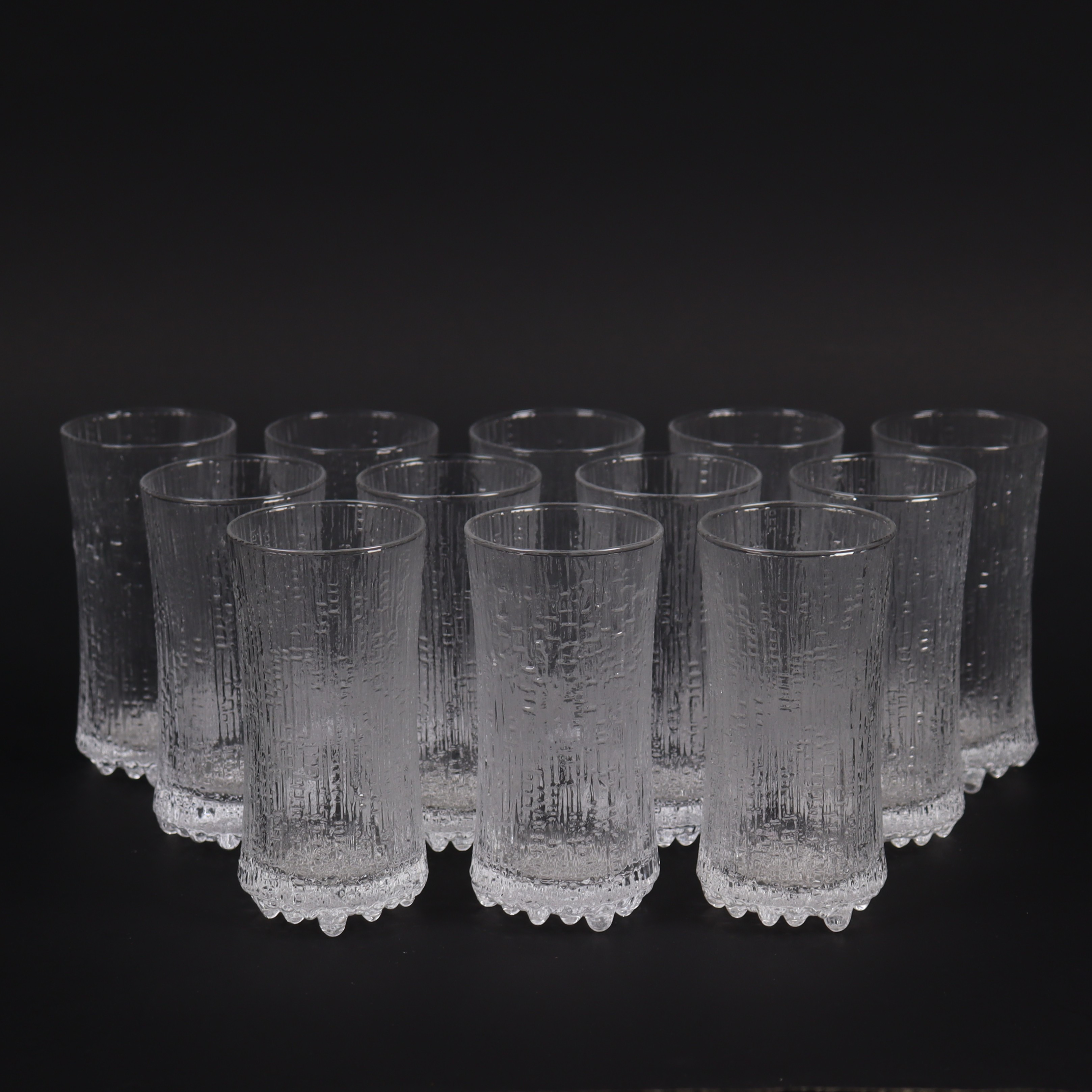 TAPIO WIRKKALA. "Ultima Thule", champagneglas, Iittala, Finland, 12 st.