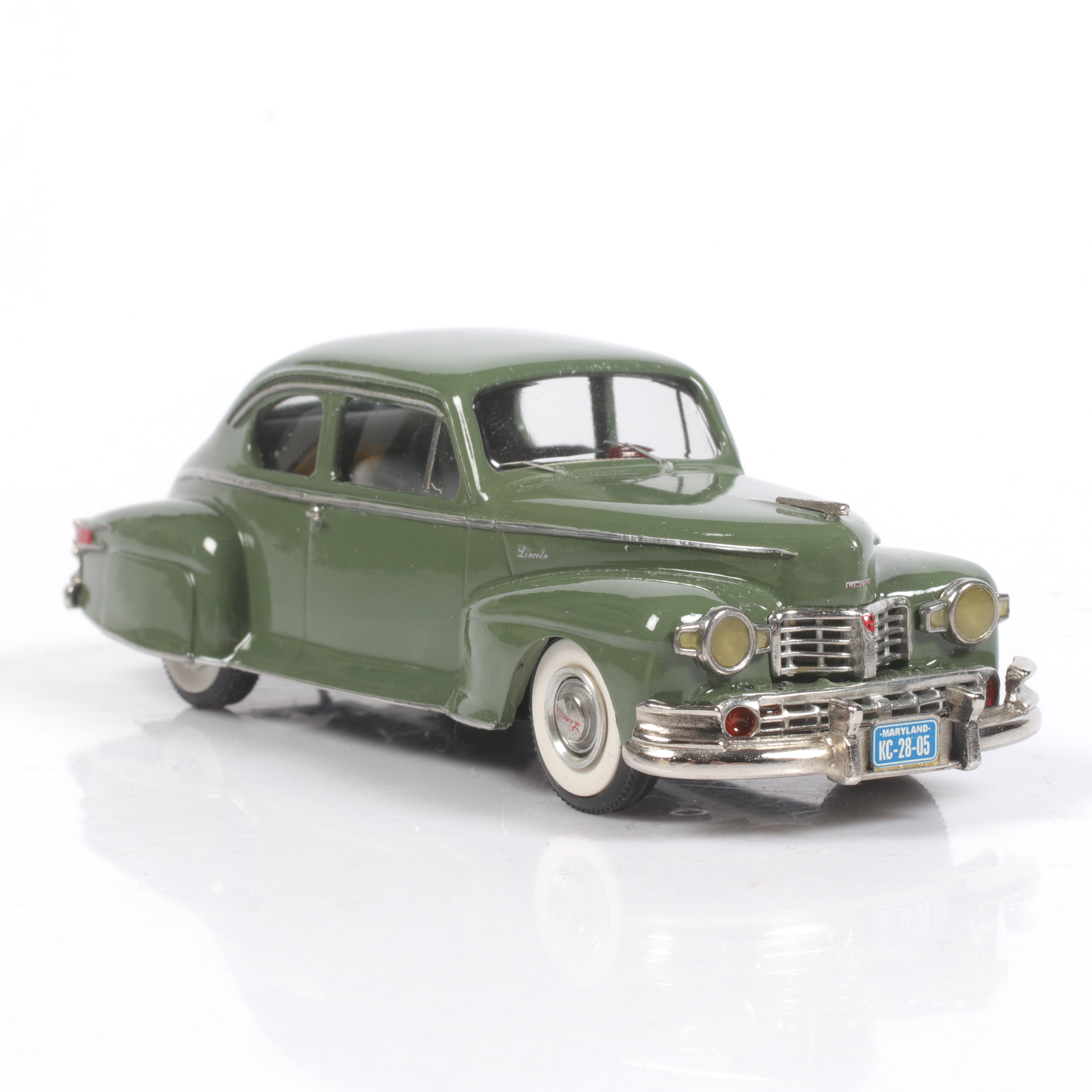MODELLBIL, metall/resin, Lincoln Club Coupé, 1948, Western Models, skala 1:43.