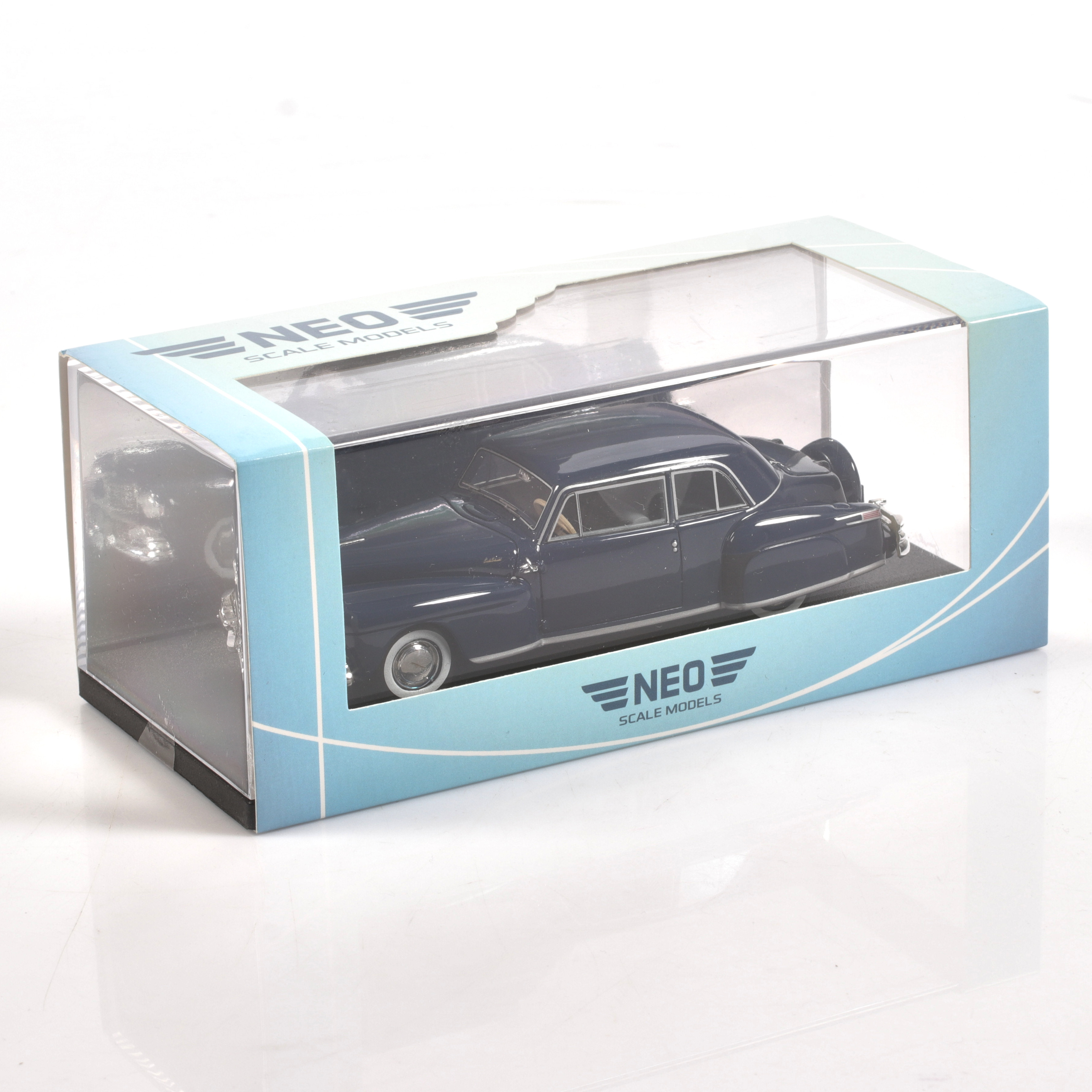 MODELLBIL, metall/resin, Lincoln Continental, V12 Coupé, 1948, NEO Models, skala 1:43.
