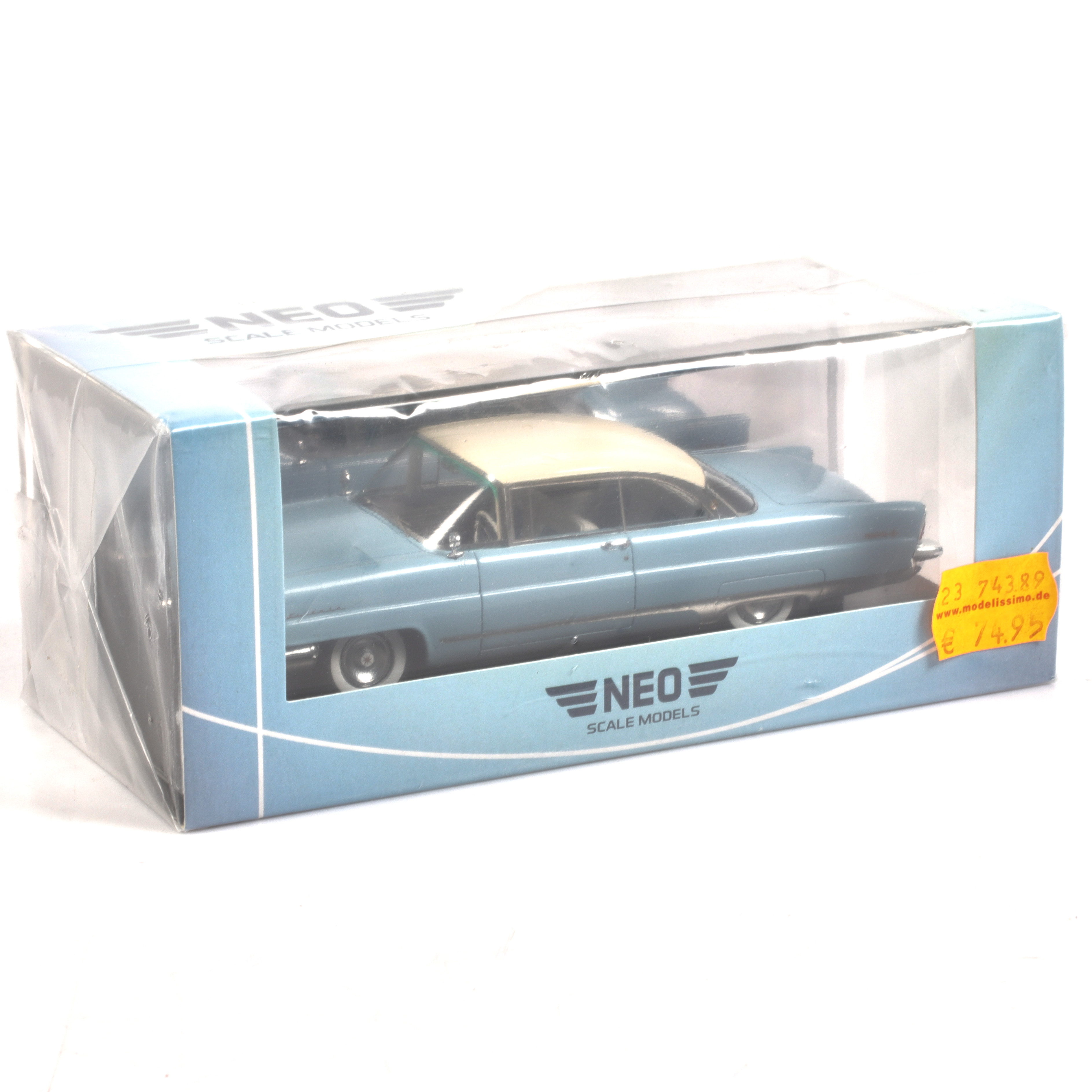 MODELLBIL, metall/resin, Lincoln Premiere HT, 1956, NEO Models, skala 1:43.
