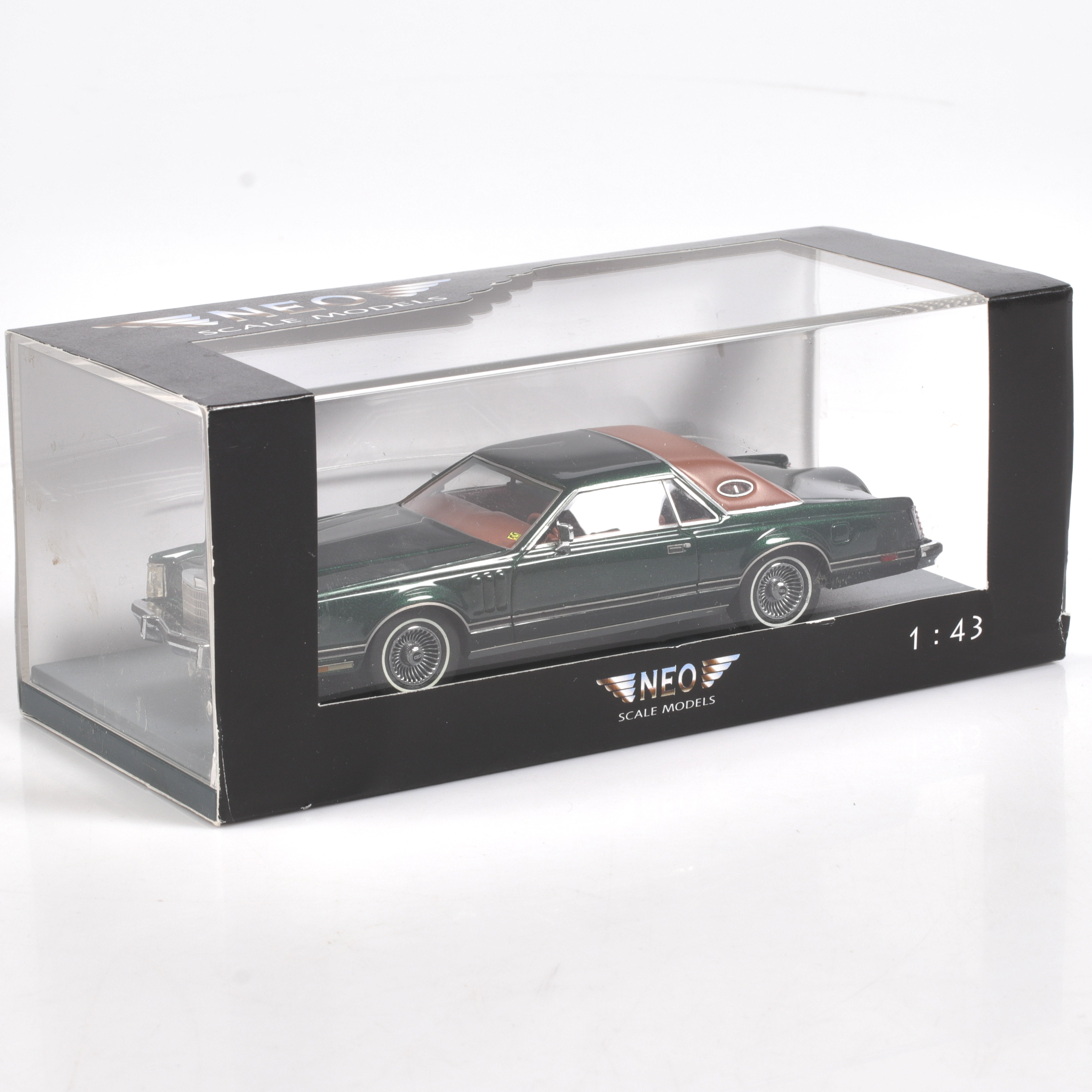 MODELLBIL, metall/resin, Lincoln Continental, Mark V, NEO Models, skala 1:43.
