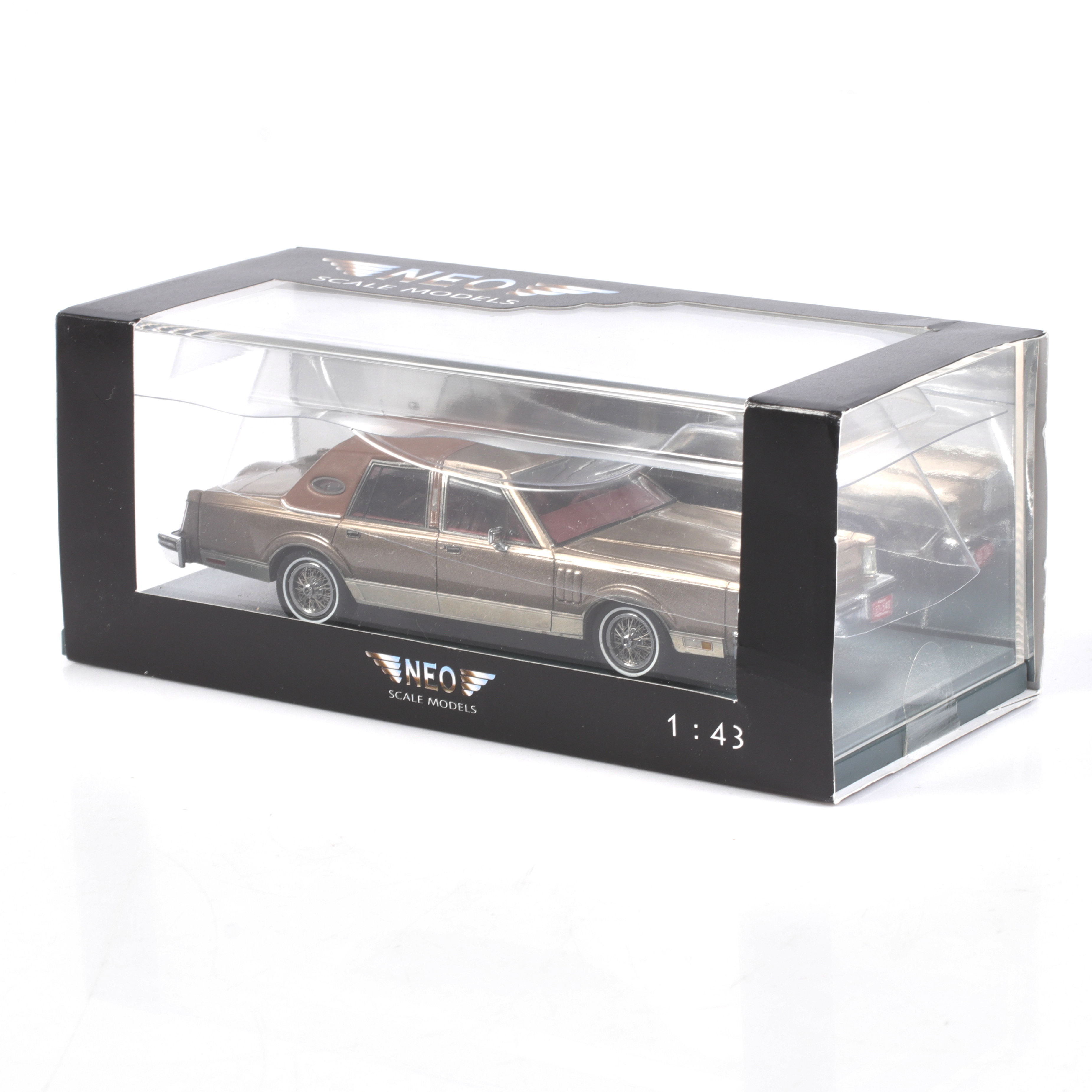 MODELLBIL, metall/resin, Lincoln Mark VI, NEO Models, skala 1:43.