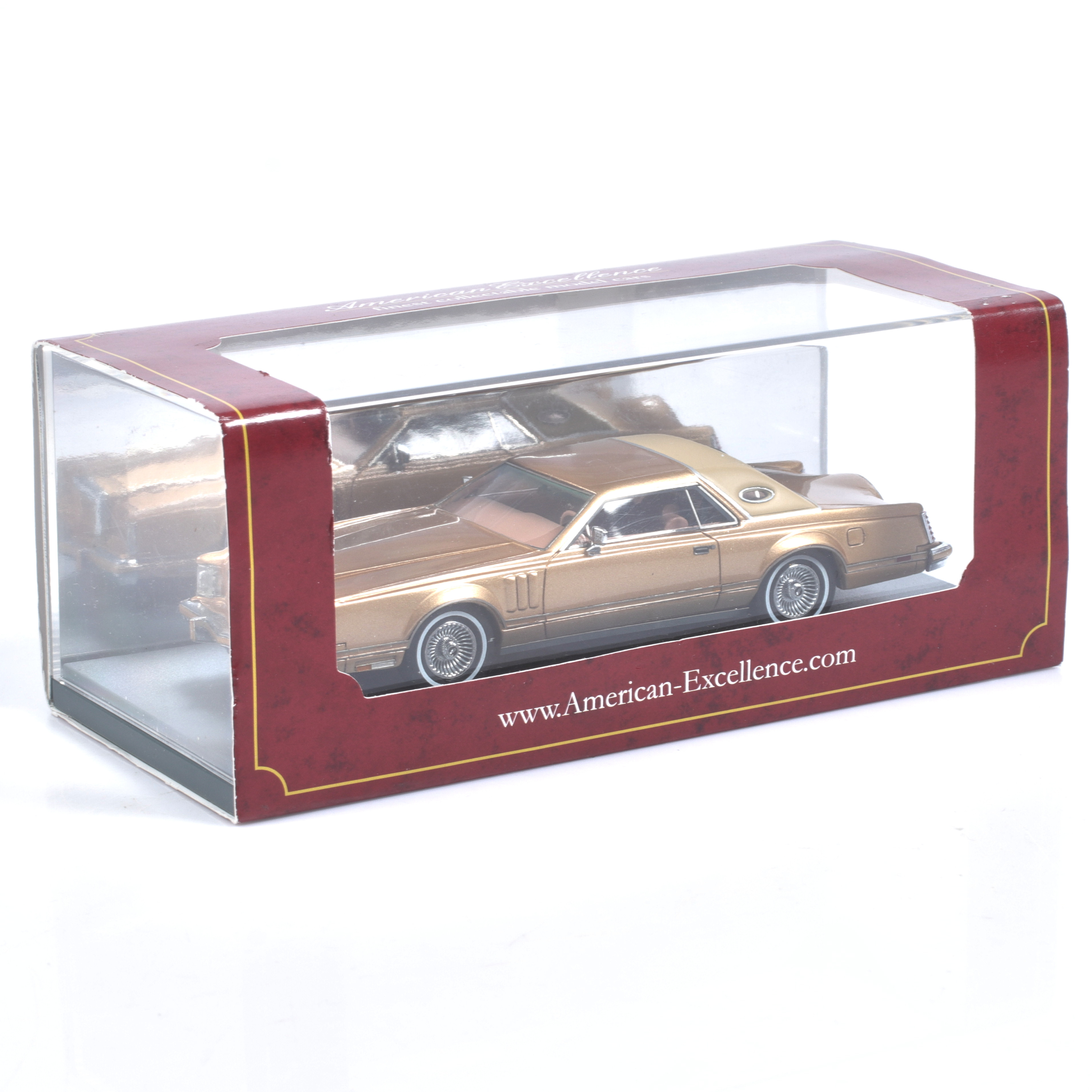 MODELLBIL, metall/resin, Lincoln Continental, Mark V, NEO Models, skala 1:43.