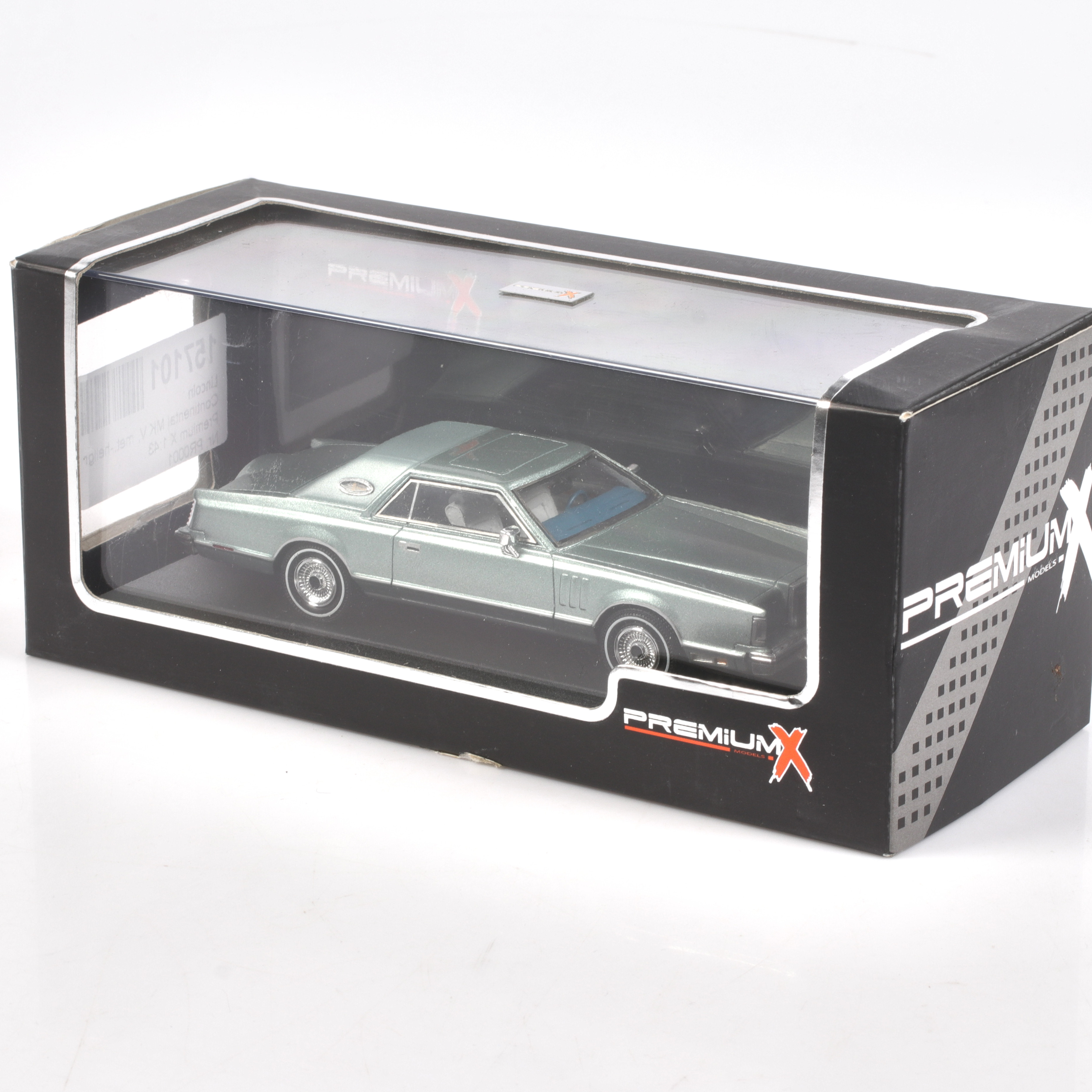 MODELLBIL, metall/resin, Lincoln Continental, MKV "Dimond Edition", 1979, PremiumX, skala 1:43.