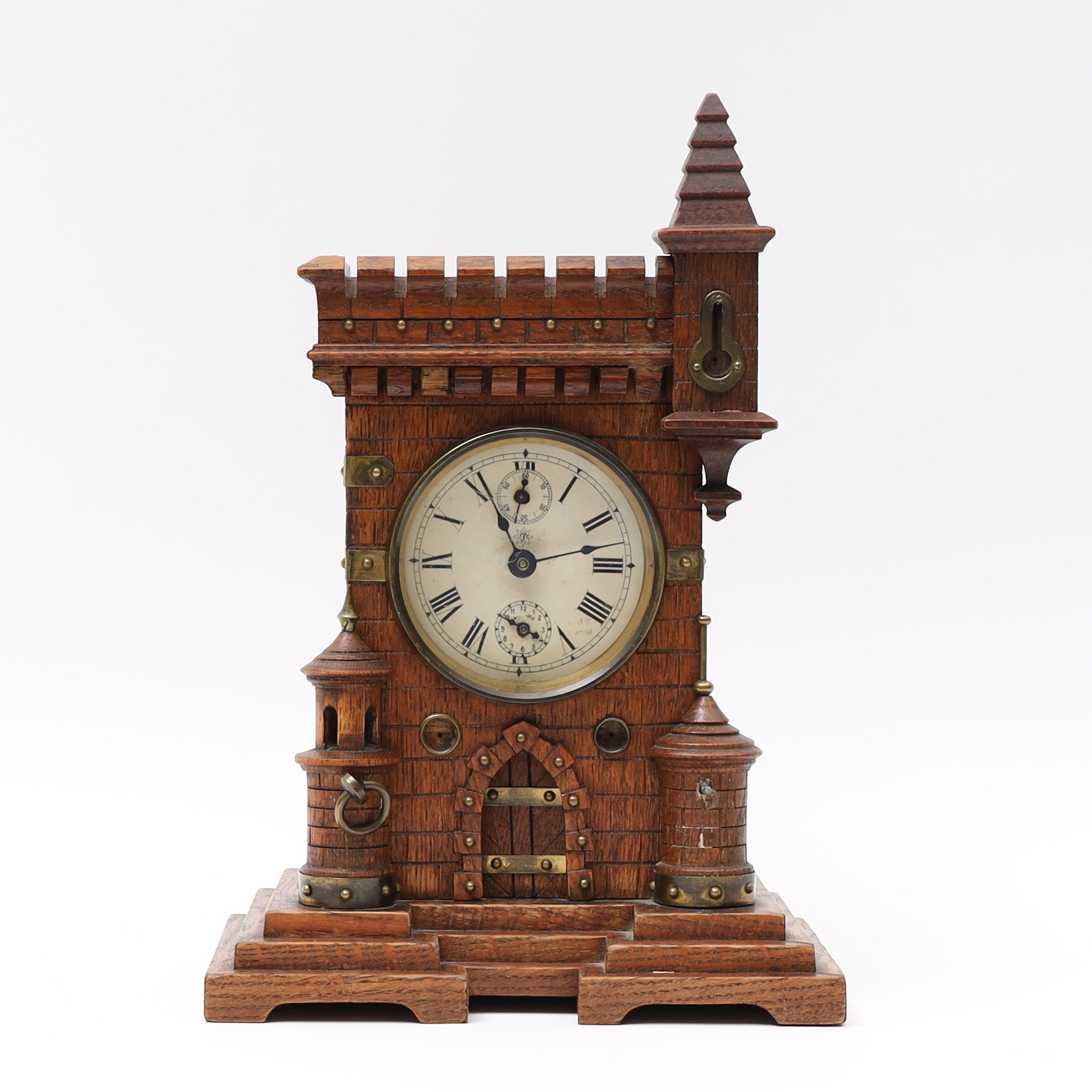 BORDSUR, 1800-tal, Junghans, i form av borg.