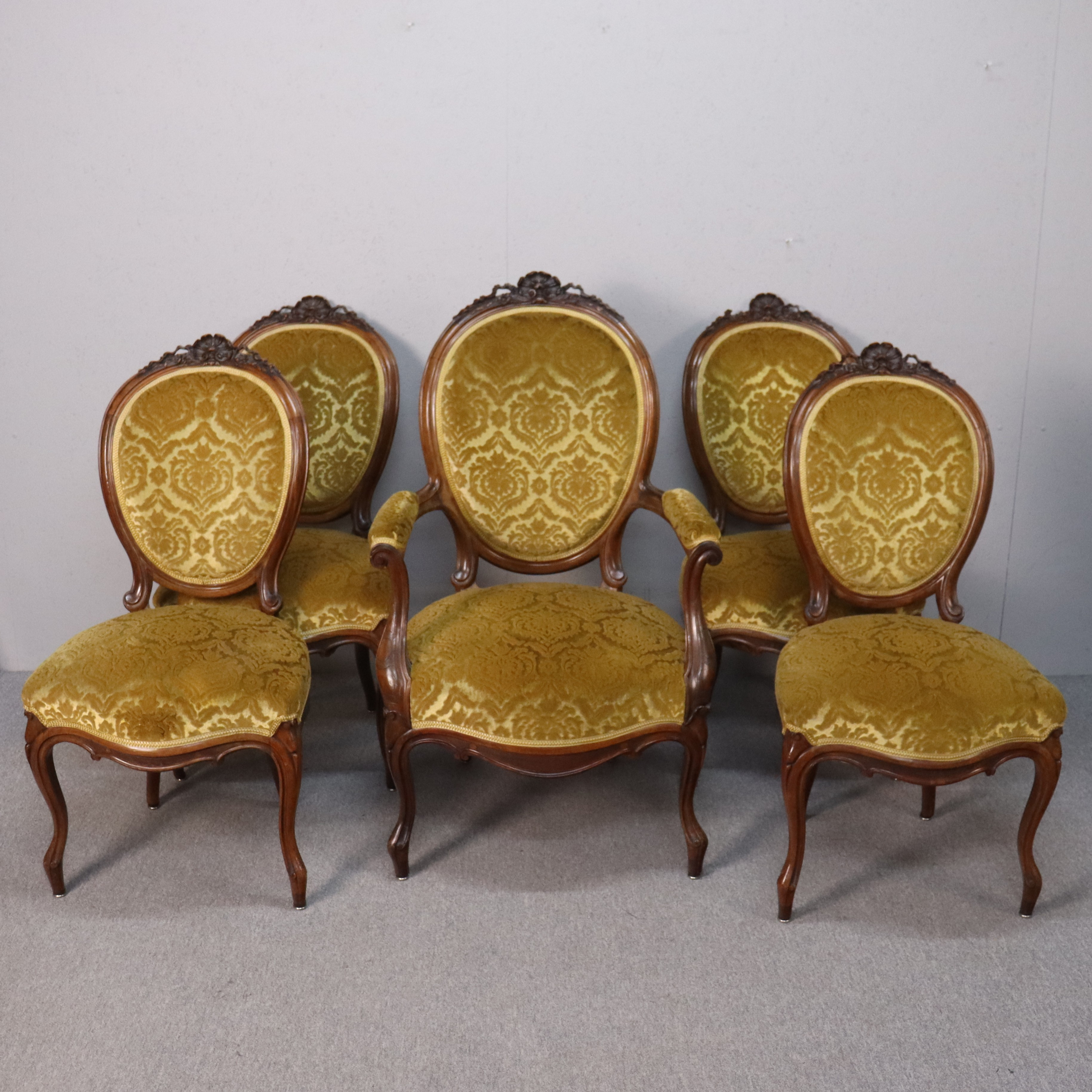 STOLAR, rokokostil, 1900-tal, 5 st.