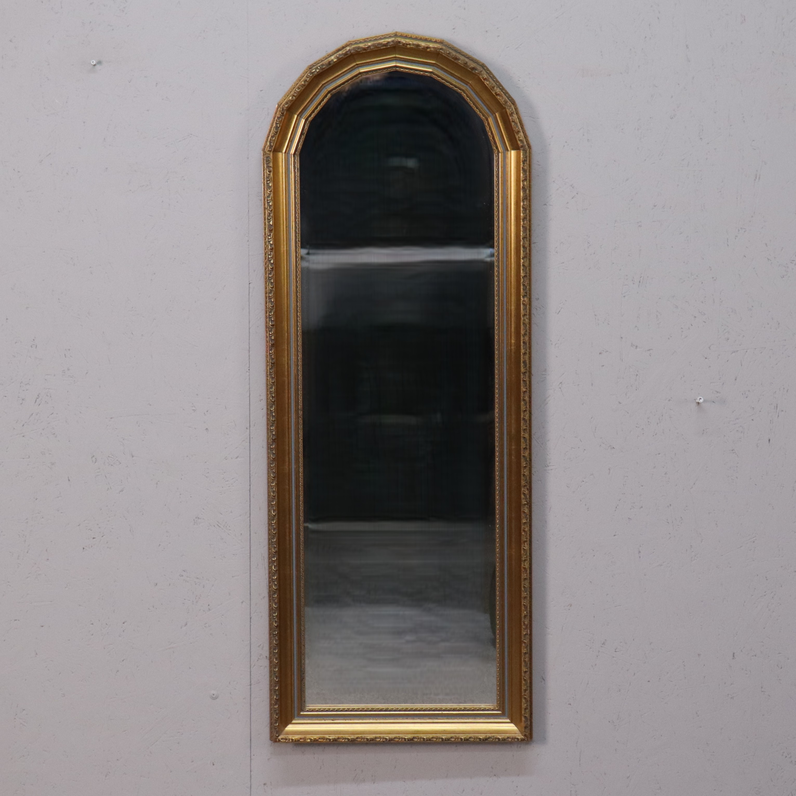 SPEGEL, bronserad träram, 1900-tal.