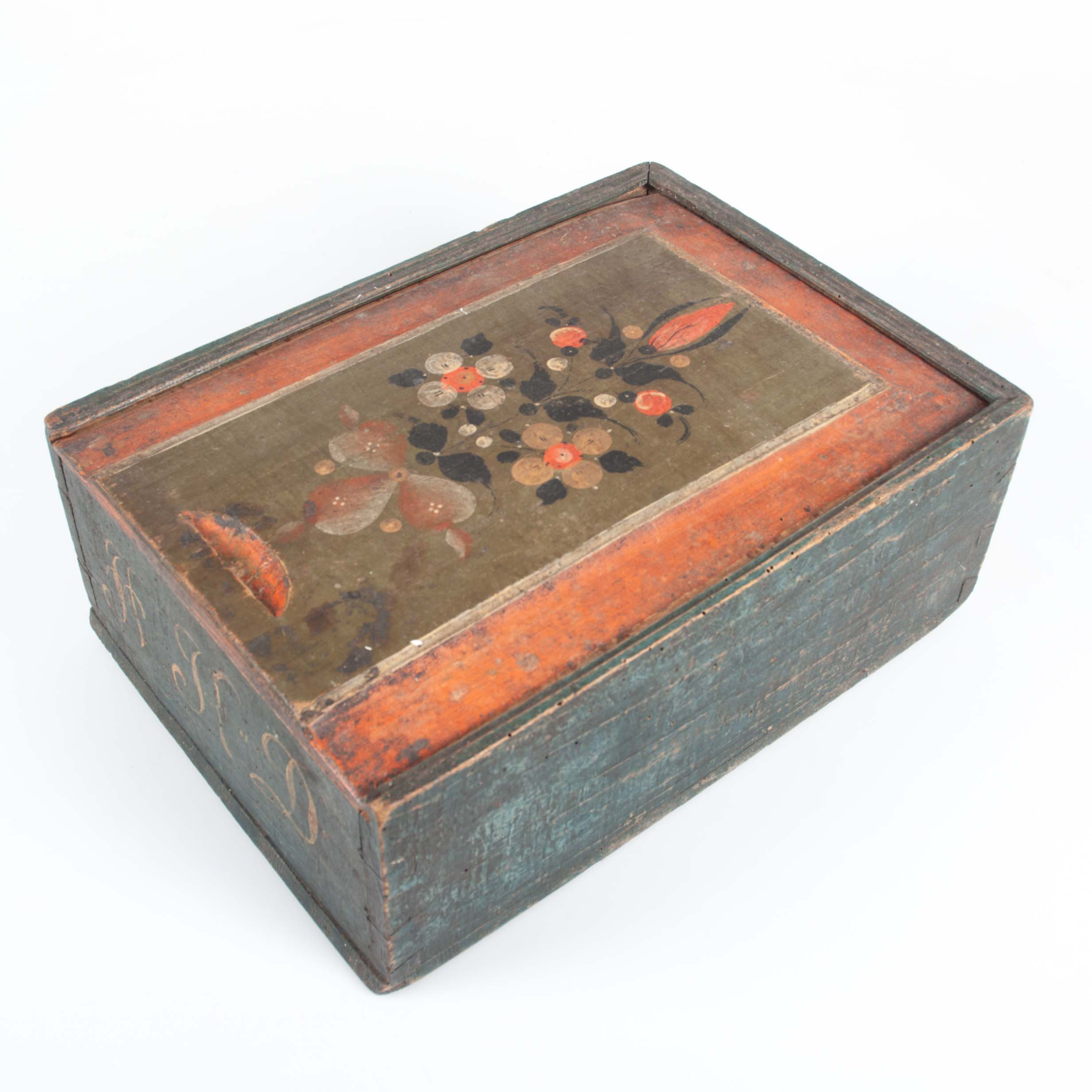 LJUSLÅDA, allmoge, Skåne, 1800-tal.