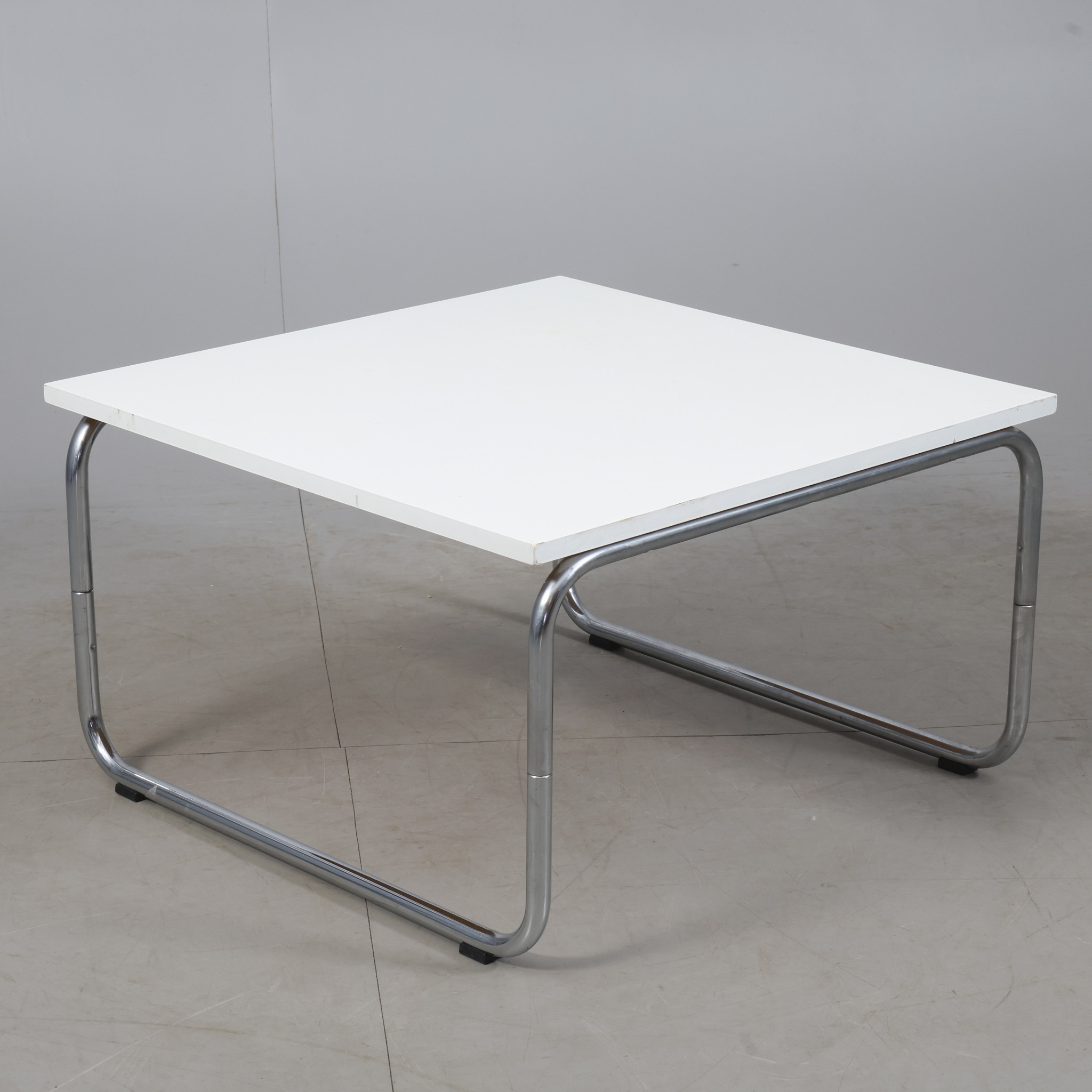SOFFBORD, krom/ vitlaminerad, 1900-talets andra hälft.