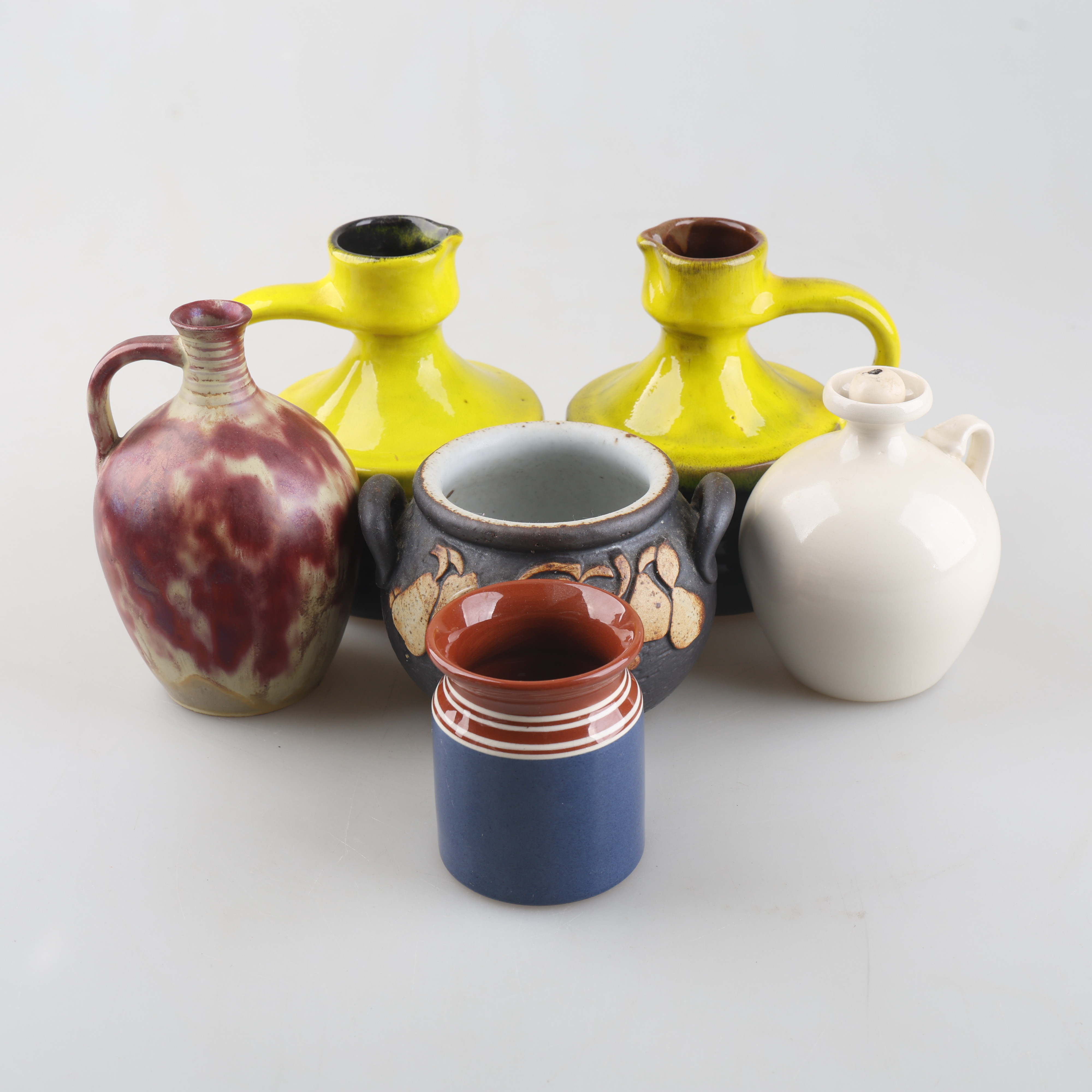 PARTI KERAMIK, 6 delar, bl.a Höganäs, Rörstrand, Staffan Sunnogårdh, Nittsjö.