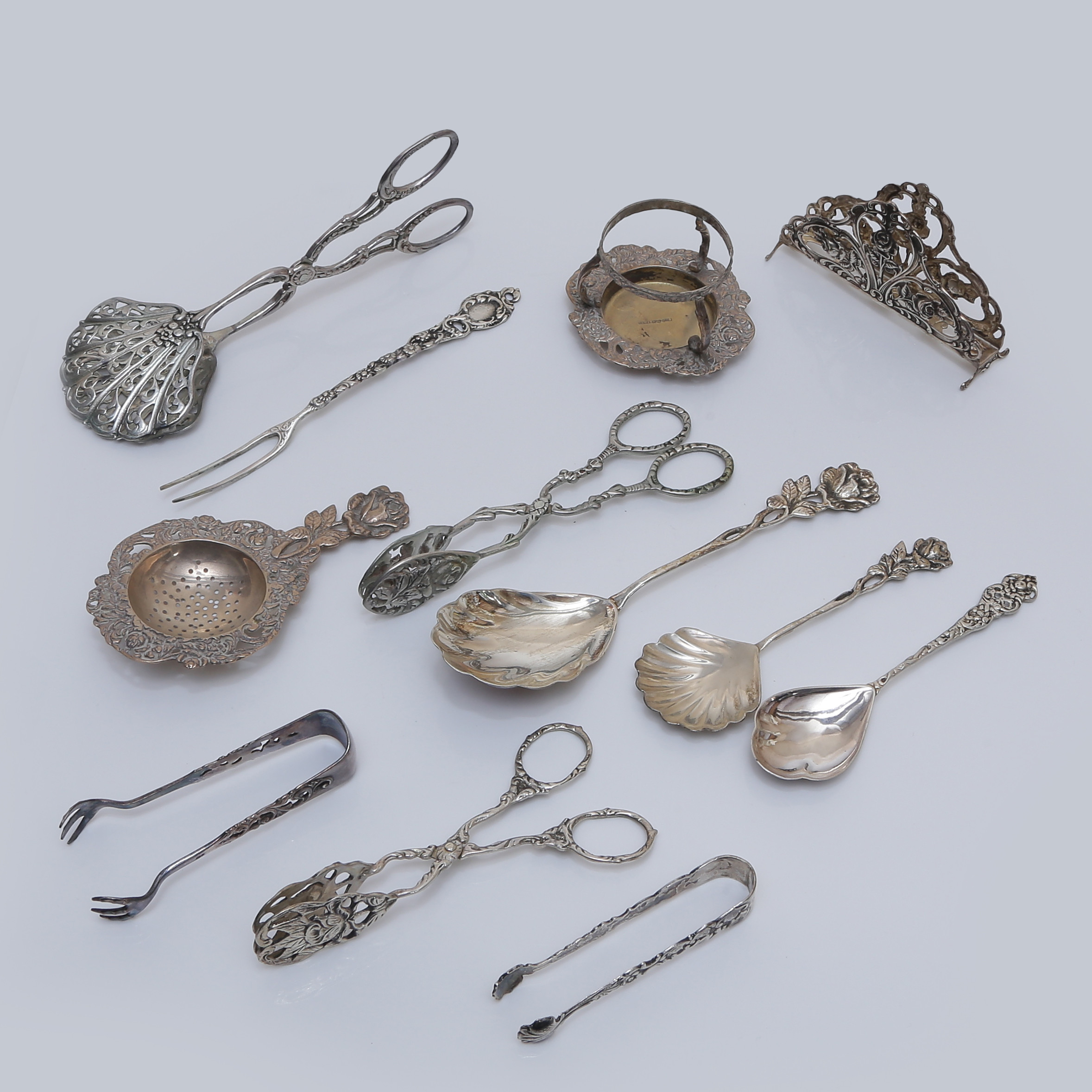 12 DELAR SILVER, SKEDAR, TÄNGER, TESIL MM.