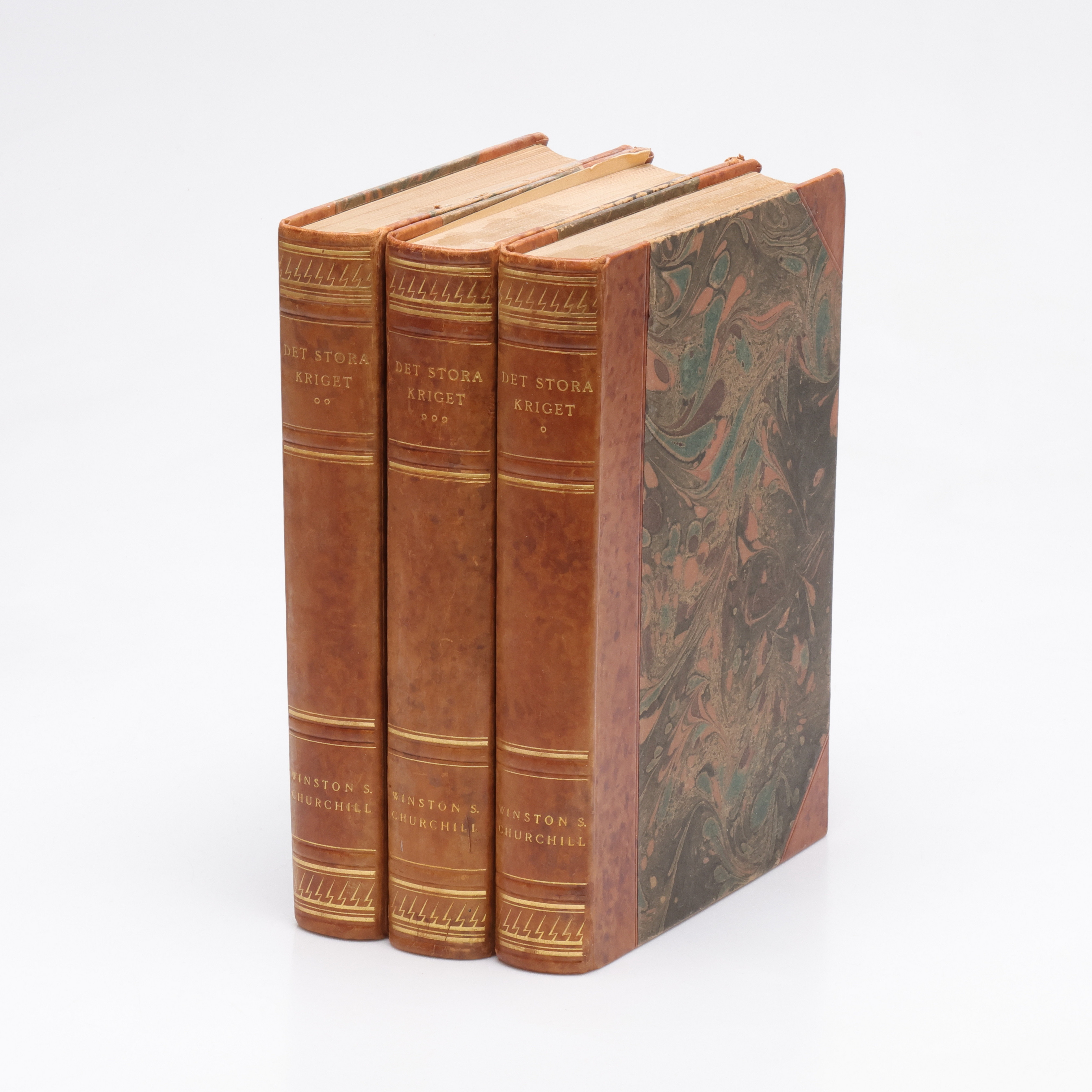 BÖCKER, 1-3, Det stora kriget av Winston S. Churchill.