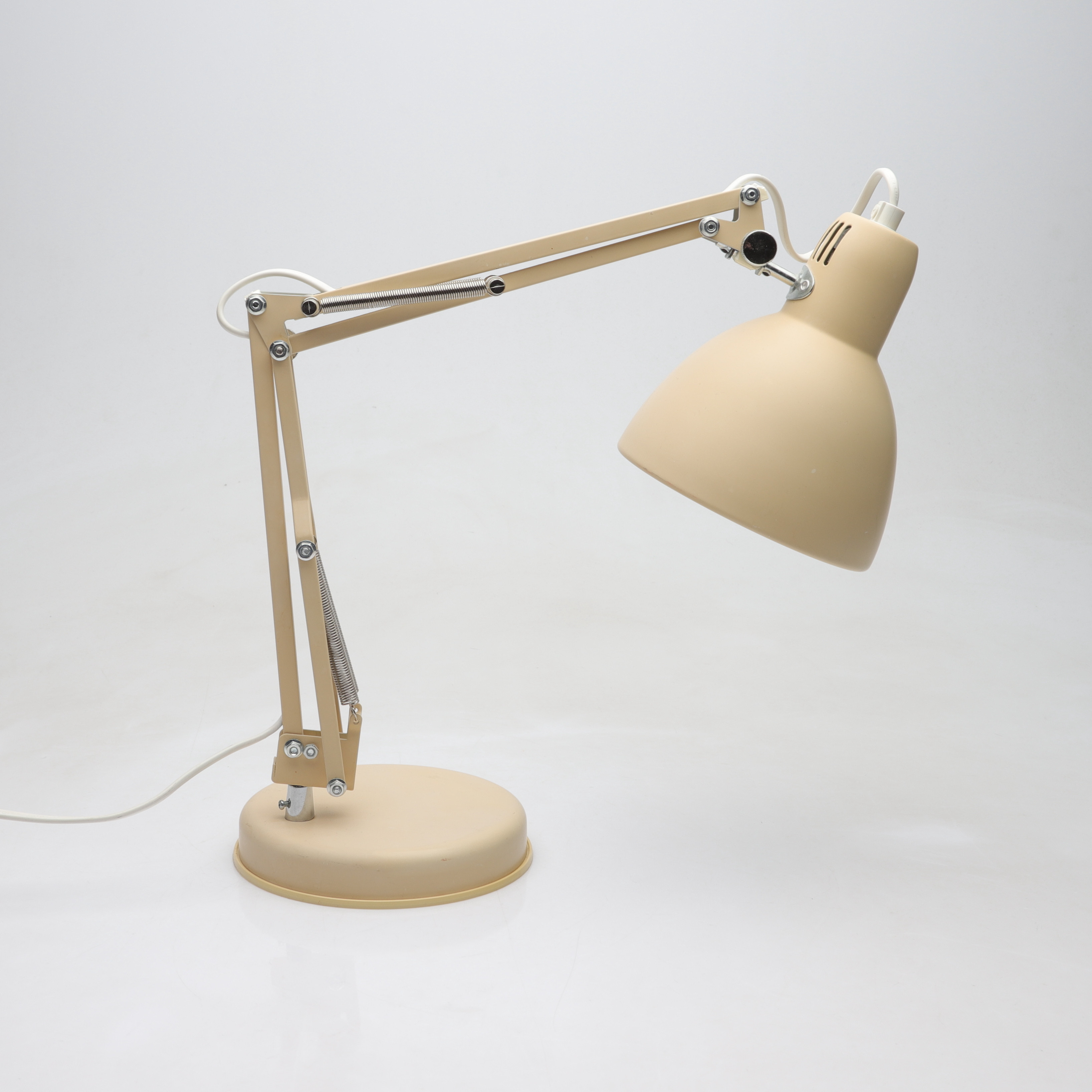 SKRIVBORDSLAMPA, lackad metall, IKEA, 1970-tal.