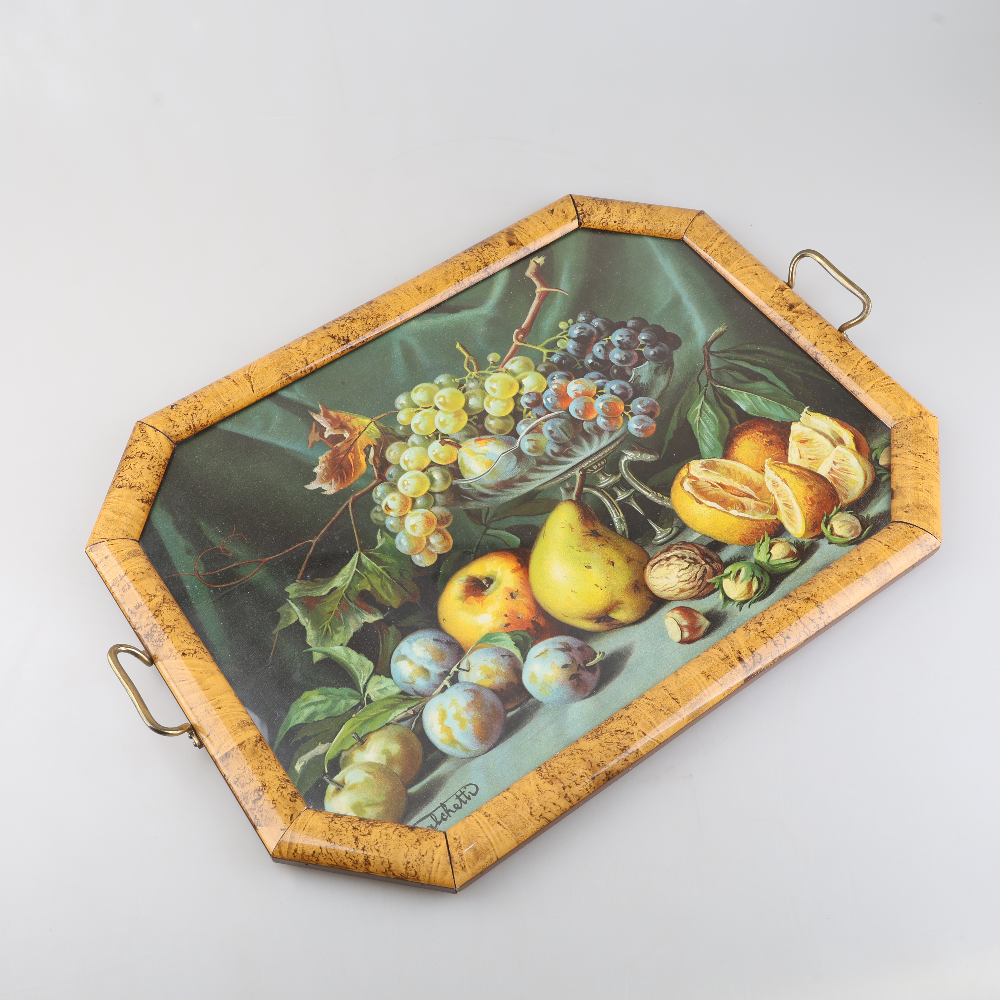 BRICKA, fruktstilleben, Falchetti.