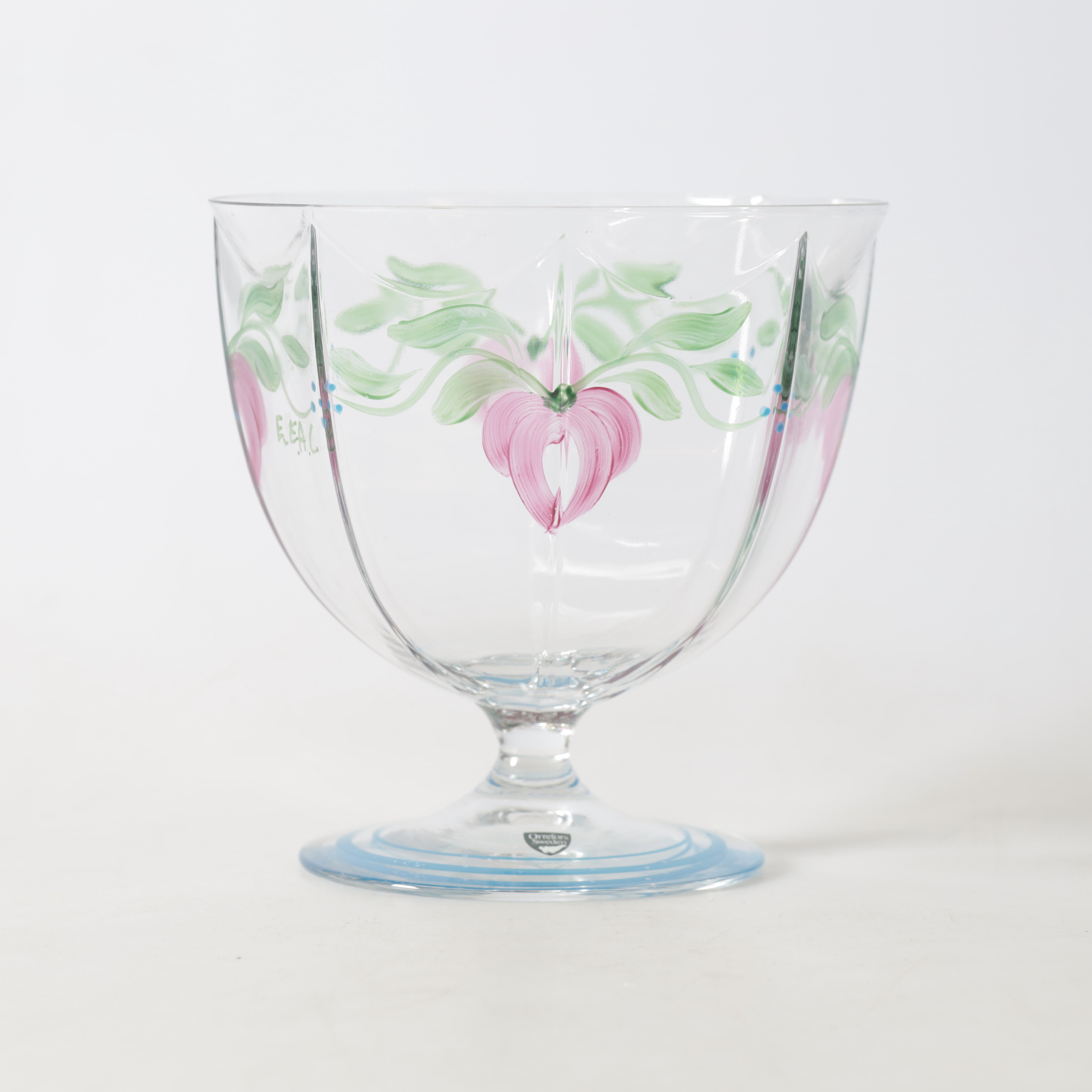 EVA ENGLUND. Skål, glas, "Maja", Orrefors.