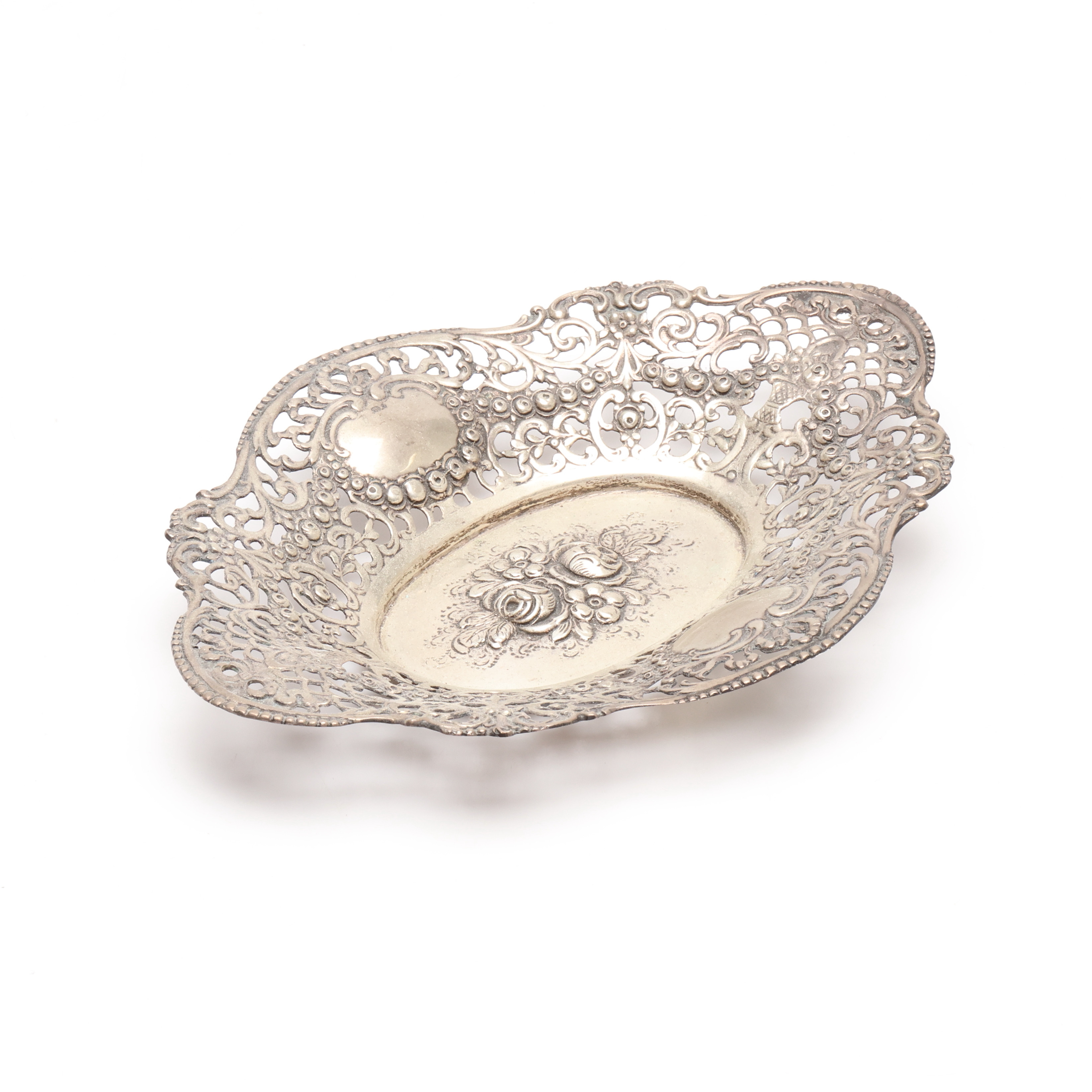 FAT, silver, rokokostil, vikt ca 103 gram, 1900-tal.