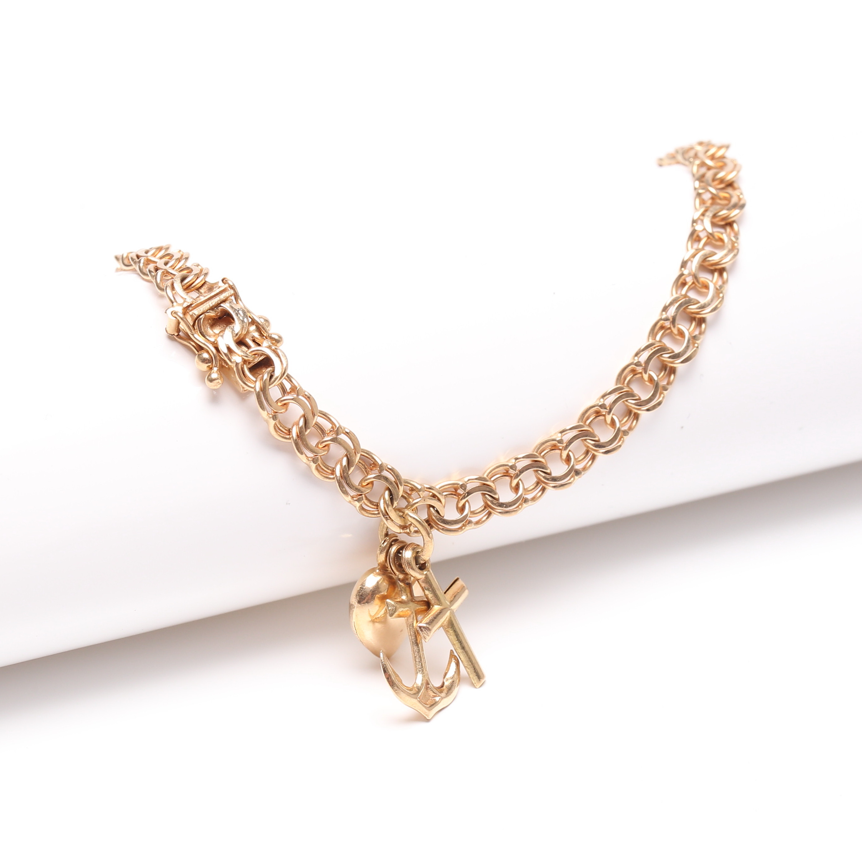 ARMBAND, 18K, Guld, vikt cirka 7,3 gram.