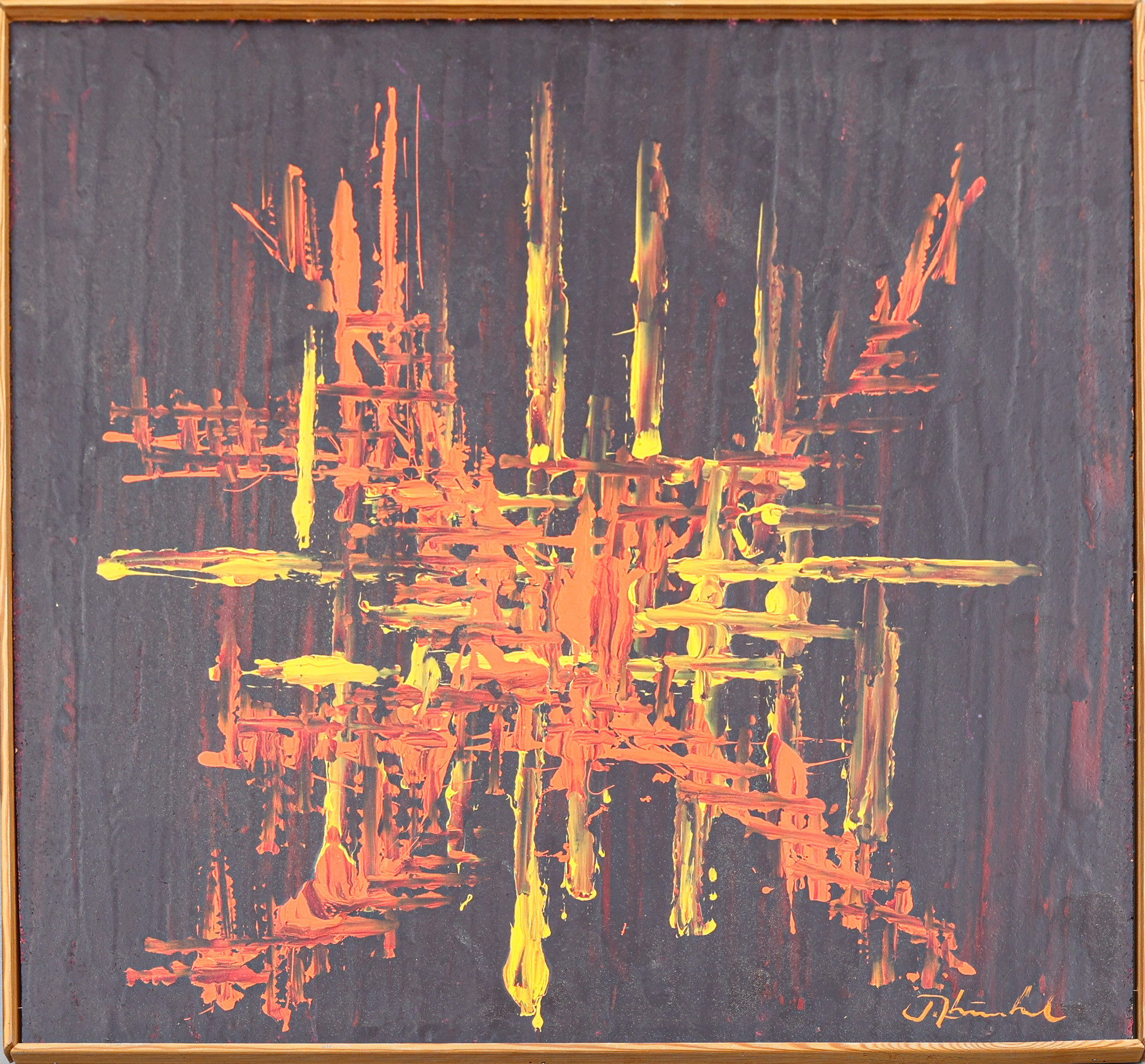 Blandteknik, signerad.