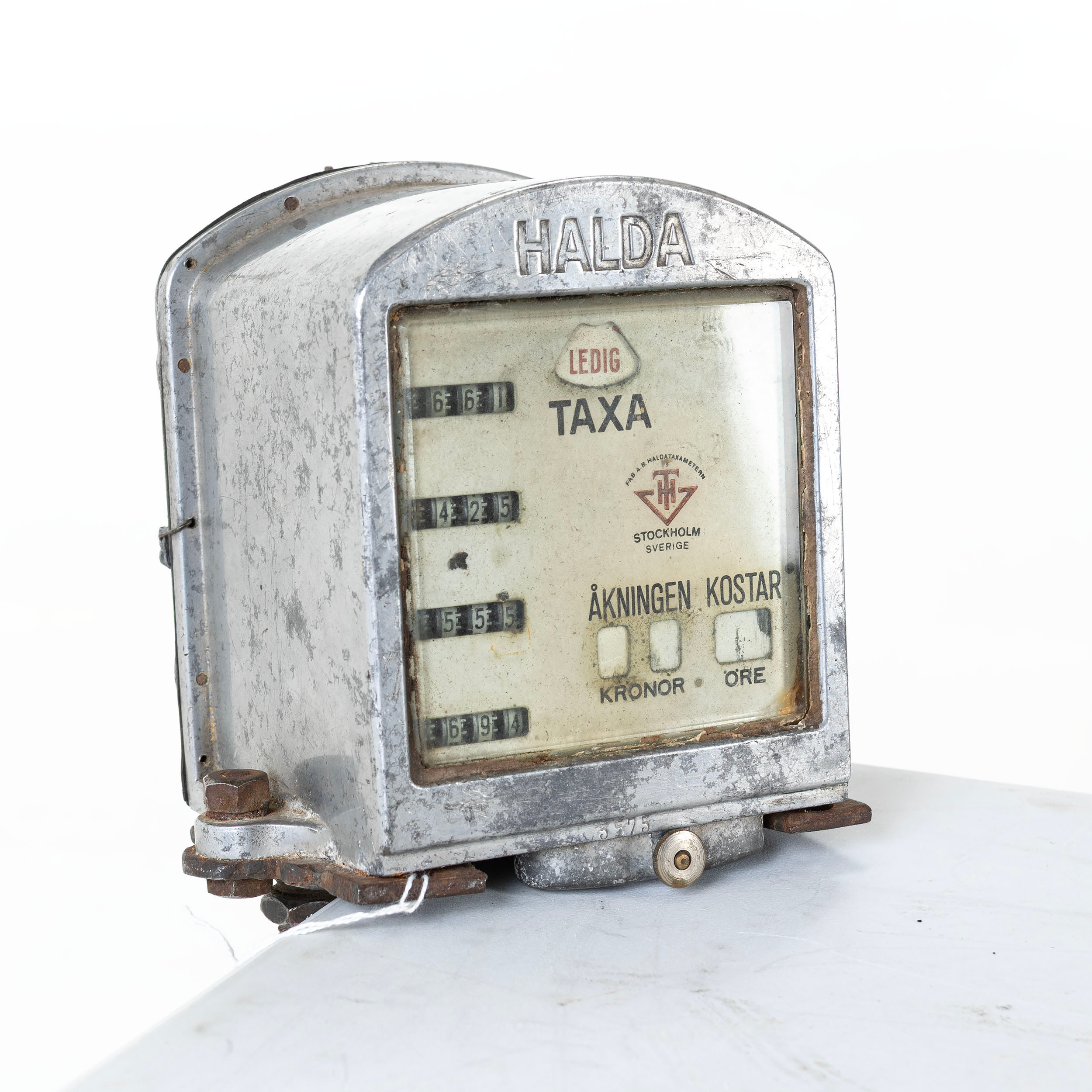 TAXAMETER, Halda, Stockholm, omkring 1900-talets mitt.