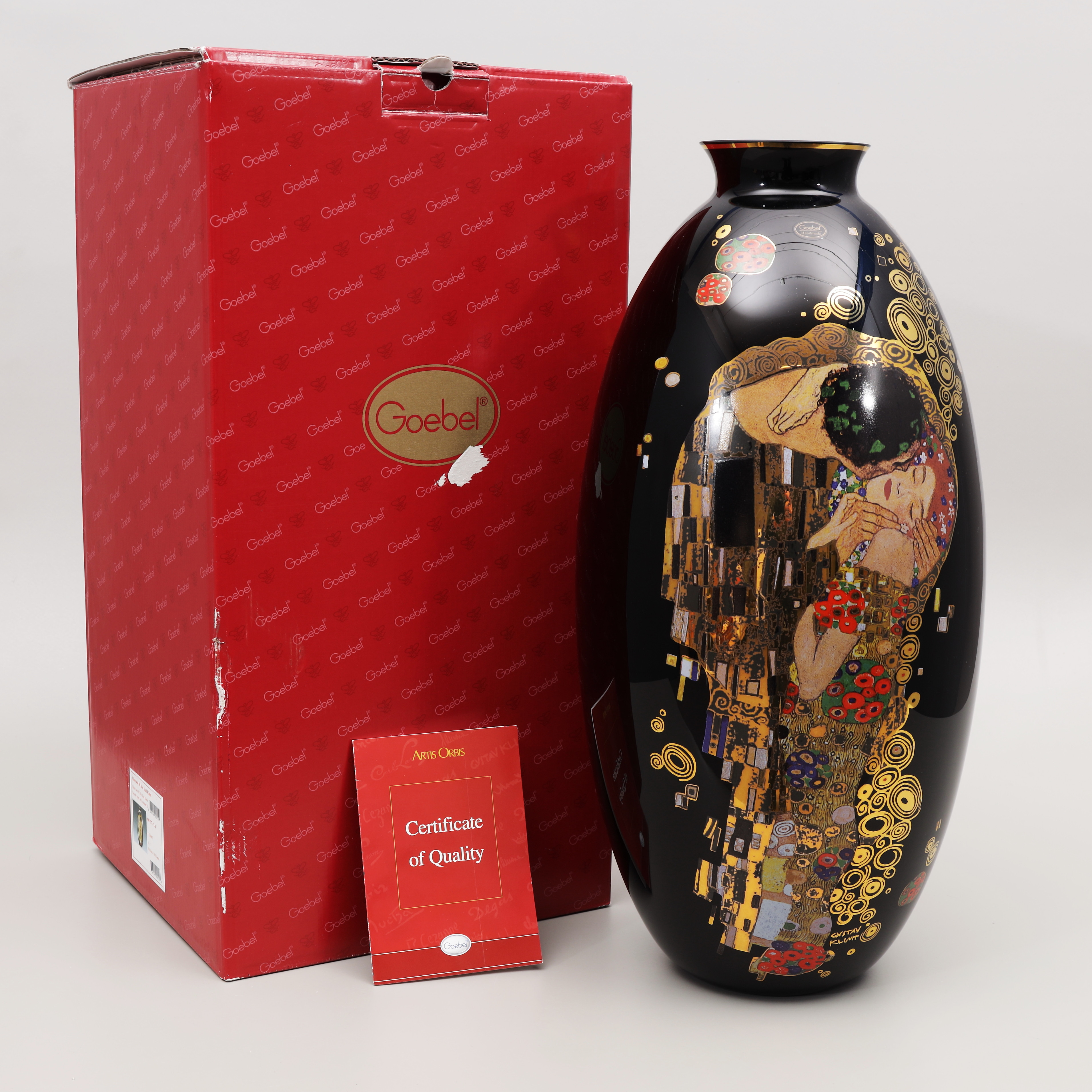 GOLVVAS, "Kyssen", Gustav Klimt, Goebel, 2000-tal.