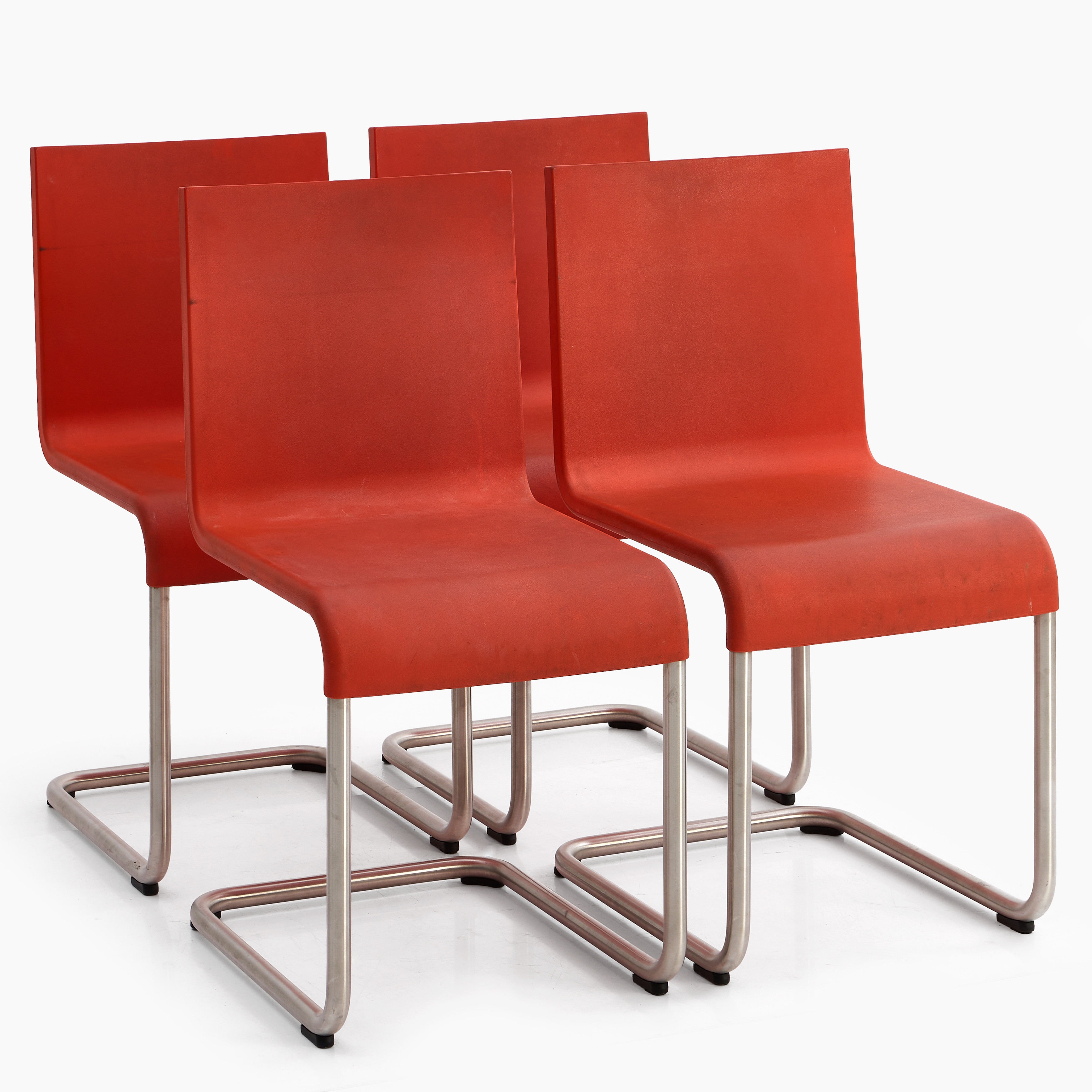 MAARTEN VAN SEVEREN. Stolar, 4 st, ".05", Vitra, 2012, märkta under sits.