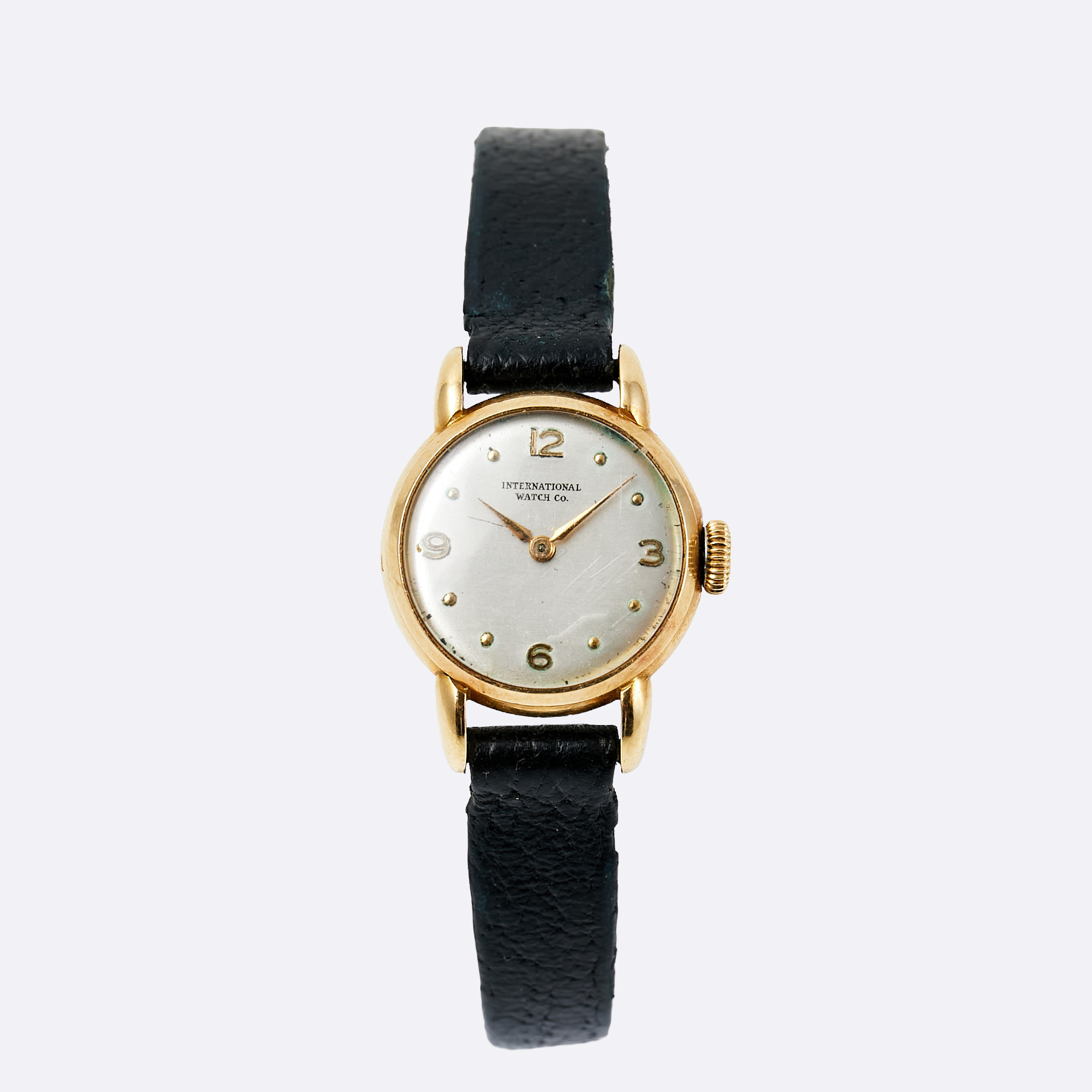 INTERNATIONAL WATCH Co., boett i 18 k guld, ca 21 mm, ca 1951.