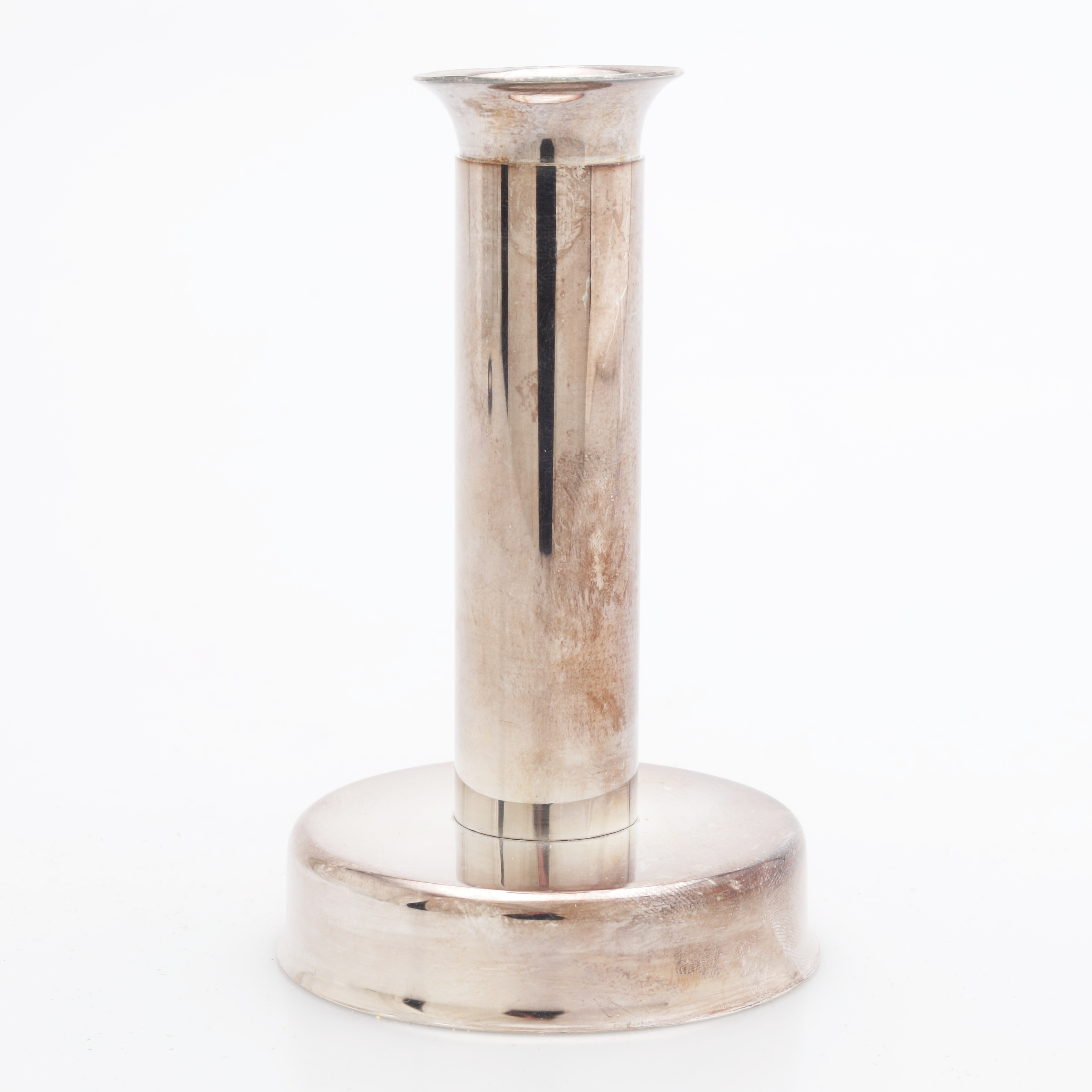 LJUSSTAKE, sterlingsilver, Victor Mossberg, Kungsör, 1991, totalvikt 138 gram.