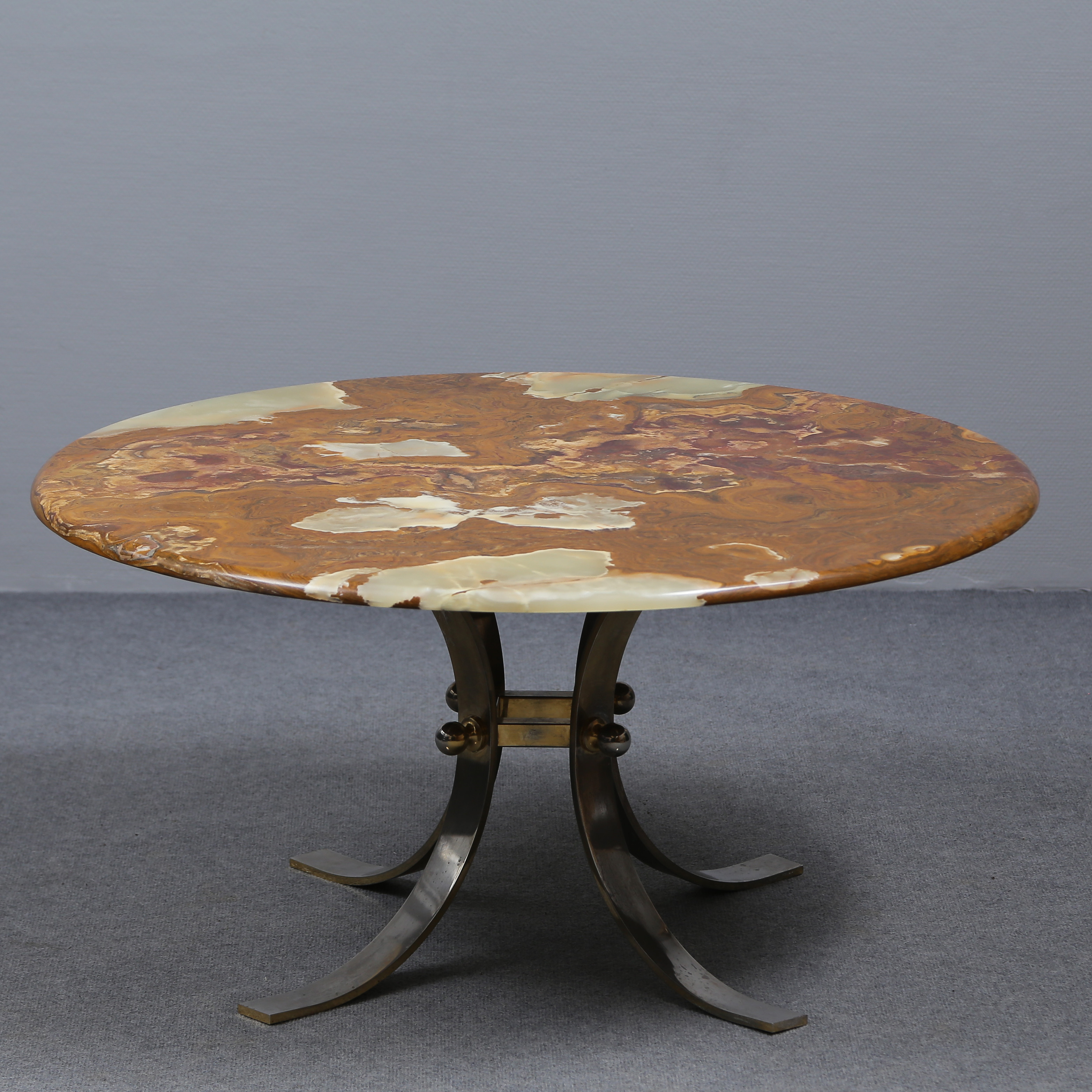 BORD, STENSKIVA, KROMAT UNDERREDE, 1970-TAL.