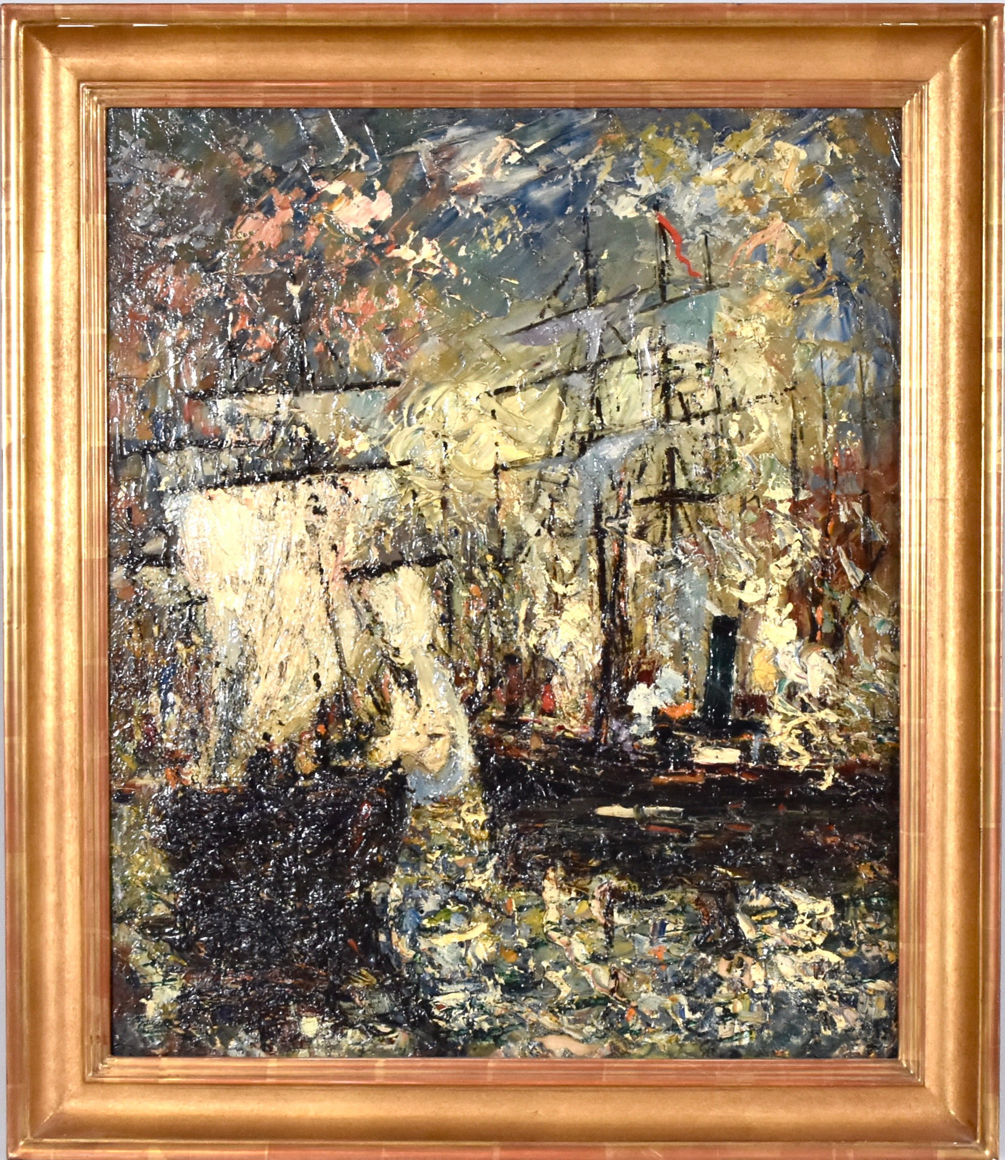 HANS EKEGÅRDH (1881-1962). Olja på duk.