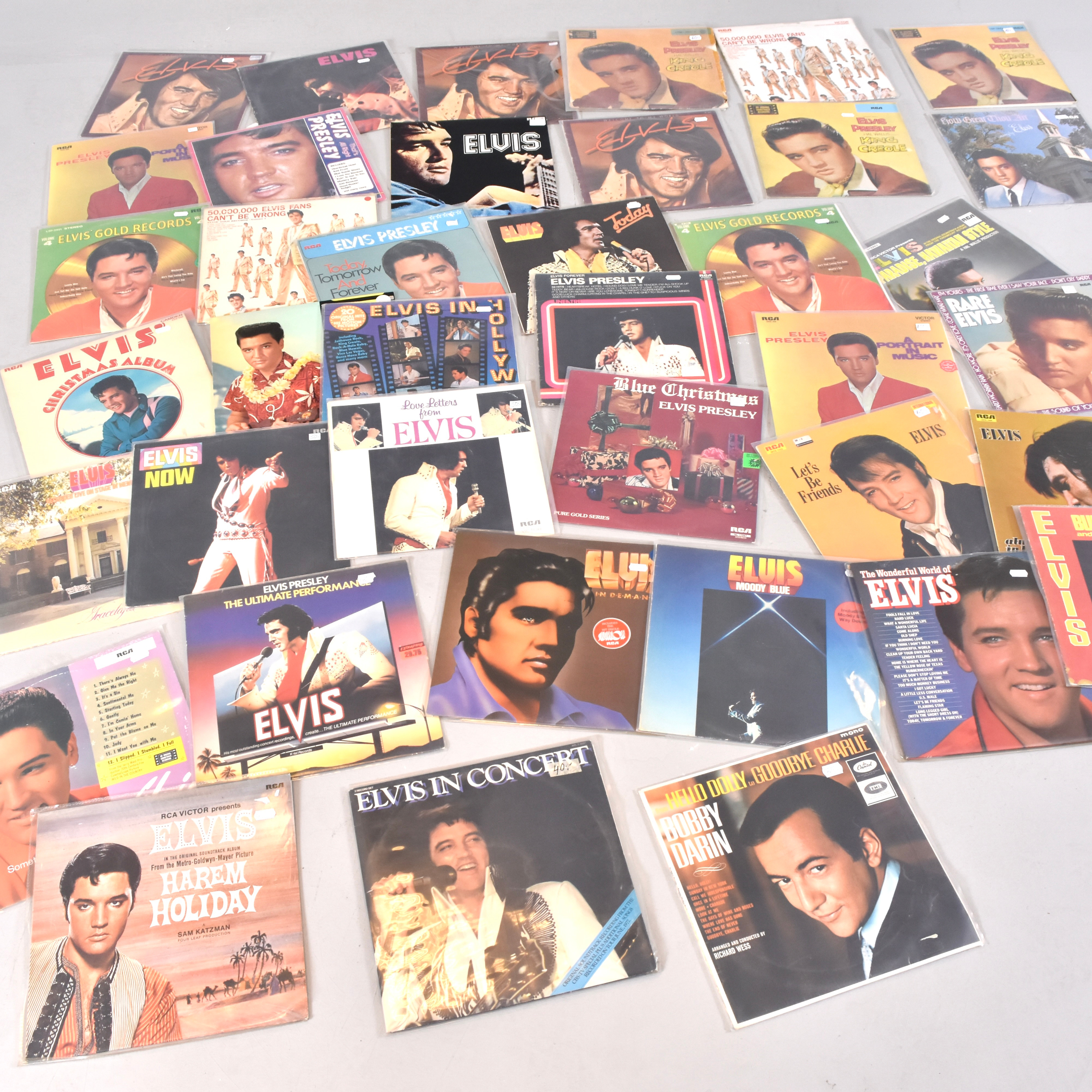 ELVIS PRESLEY, Parti LP-SKIVOR, 39 stycken.