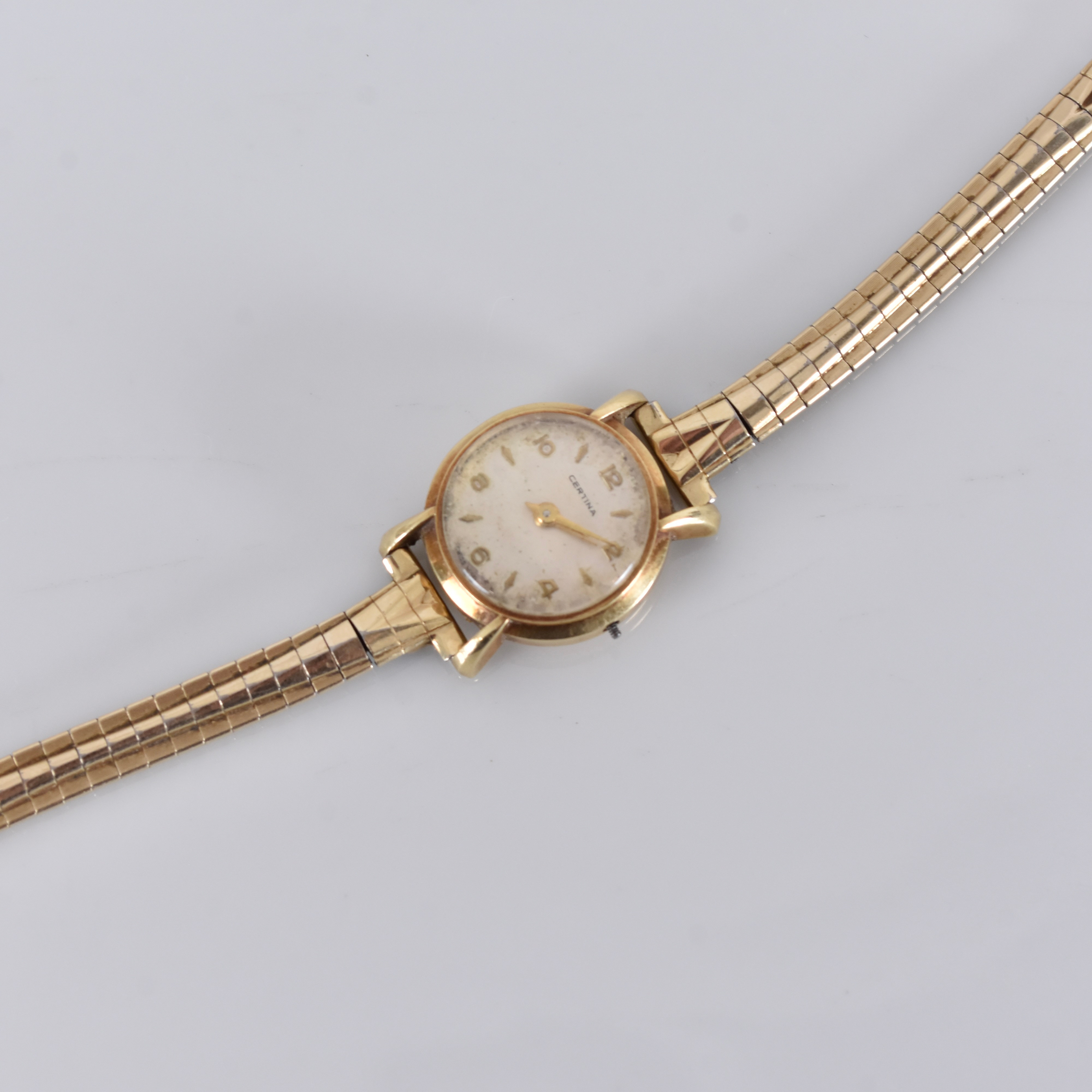 DAMARMBANDSUR, Certina 14K.