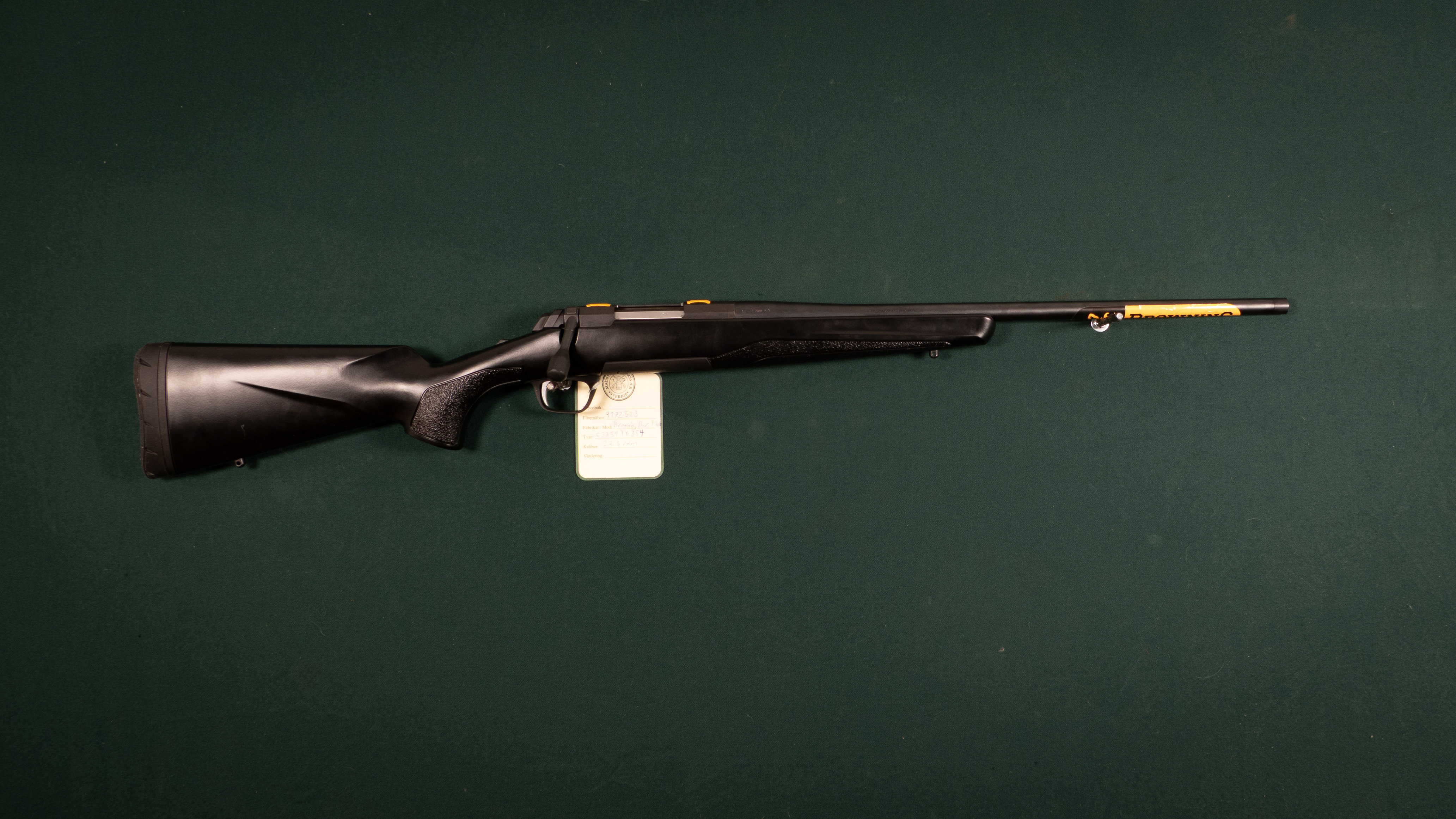 Browning Bar X-Bolt kal 223 rem Tillv.nr. 53859YX354.