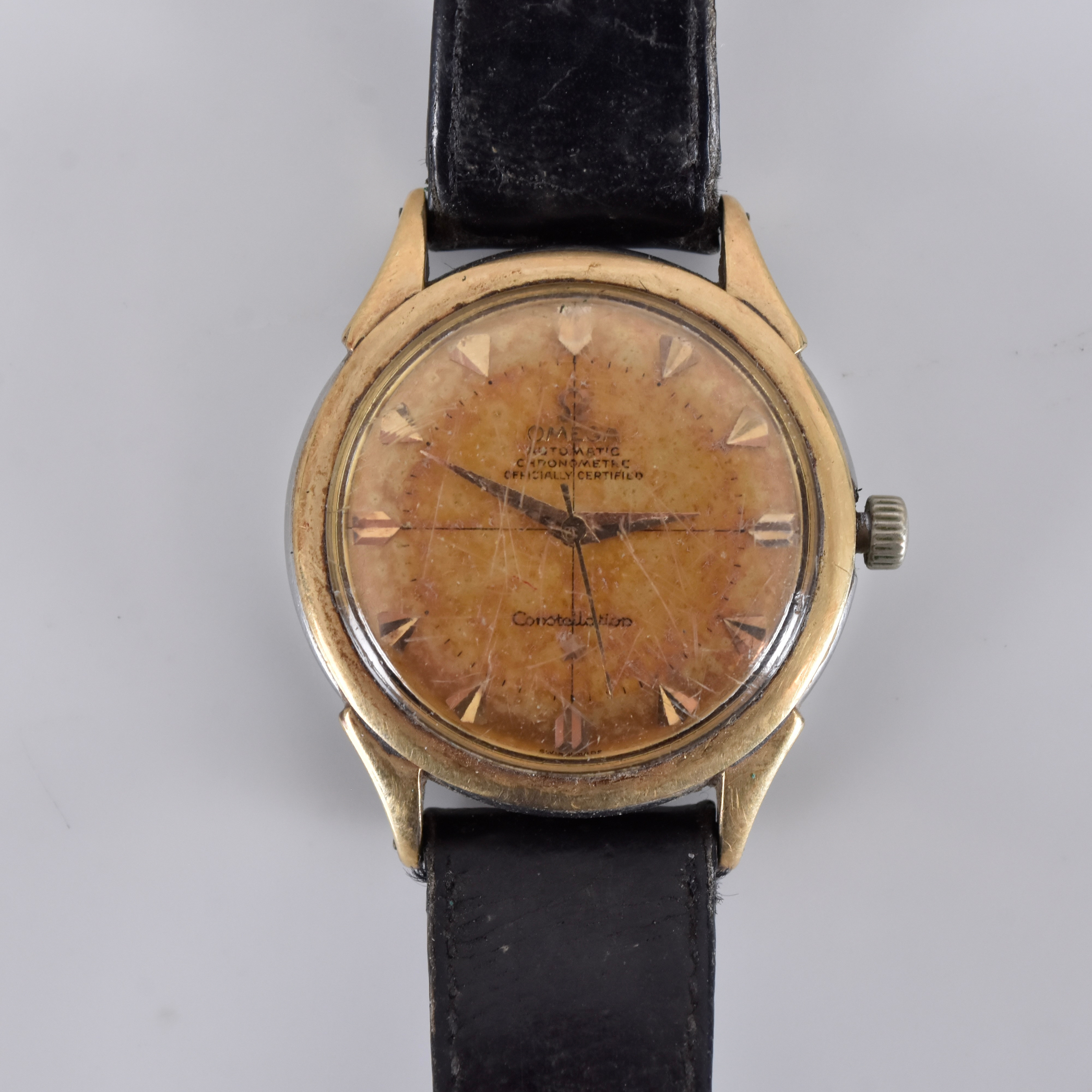 HERRARMBANDSUR, Omega Constellation, Automat, kronometer, ca 1960/70-tal.