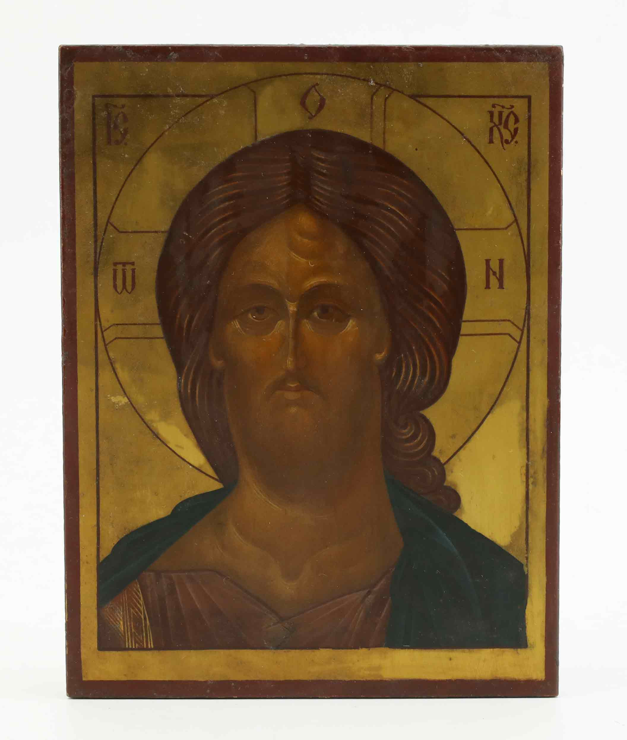 IKON, trä, Kristus Pantokrator, 1900-tal.
