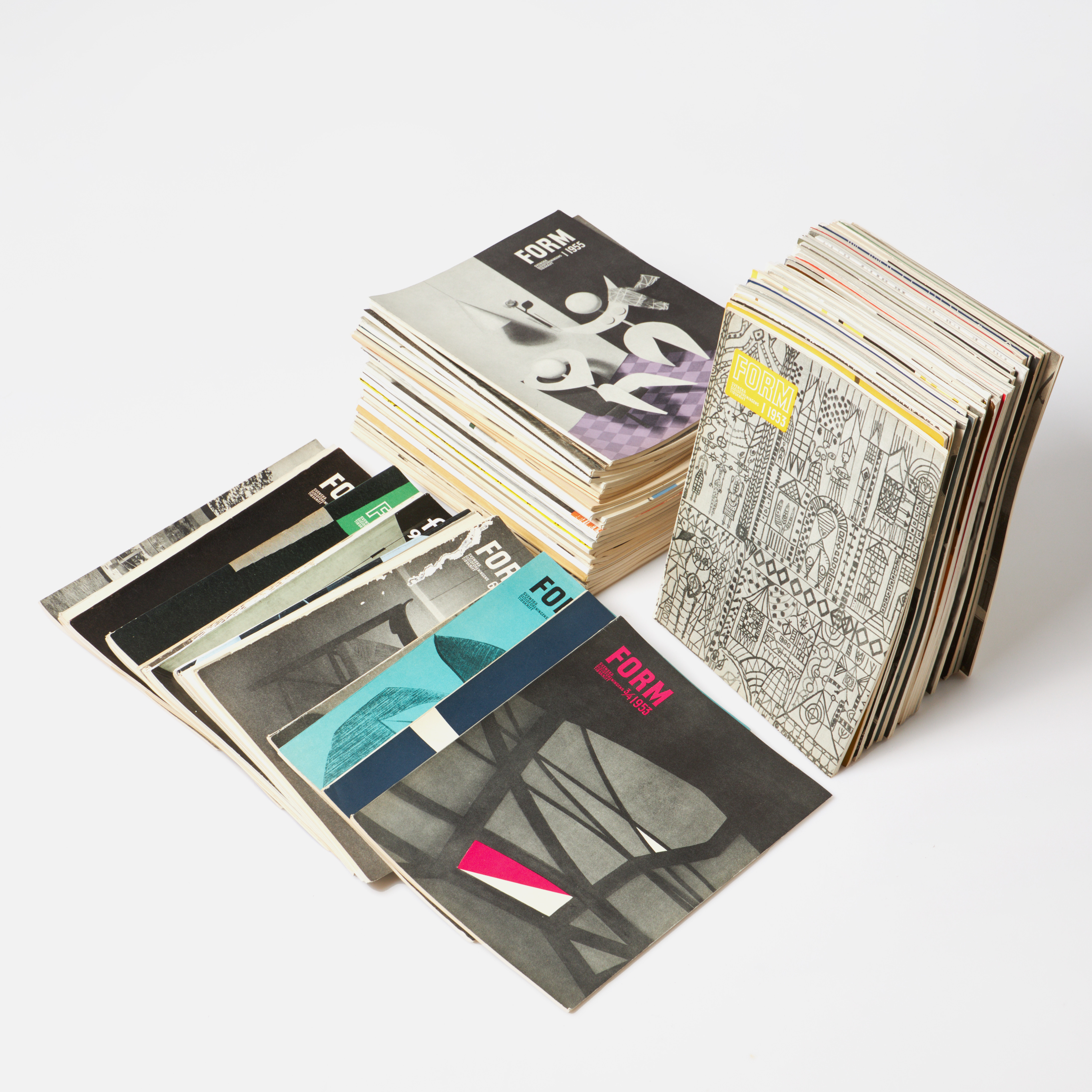 FORM, ca 77 st, utgivna av Svenska Slöjdföreningens Tidskrift, 1950/60-tal.