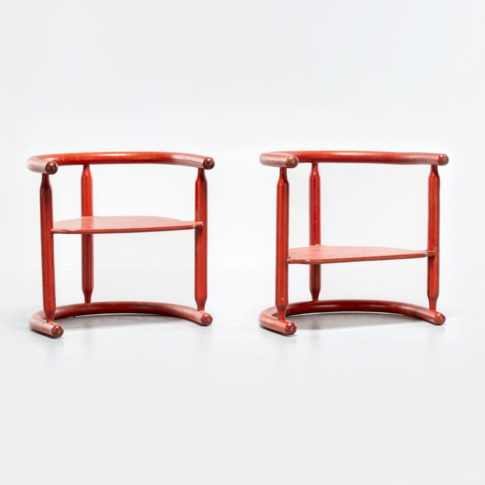 OTTO NIELSEN. Barnstolar, "Anna" Ikea 1960tal, 2 delar.