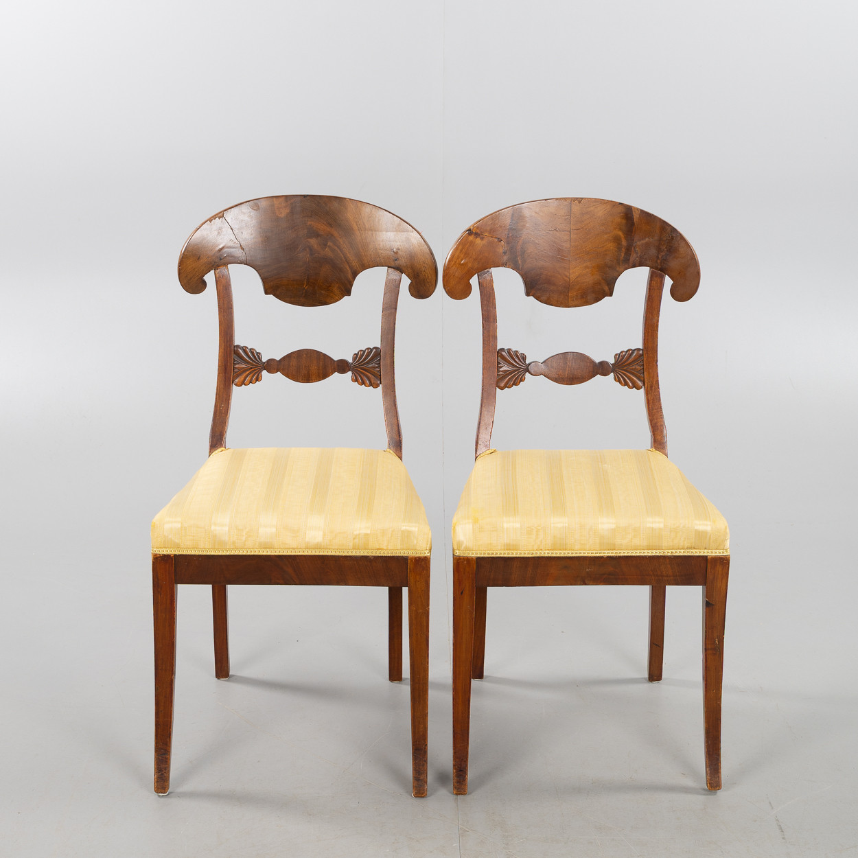 STOLAR, ett par, karl-Johan, 1800-tal.