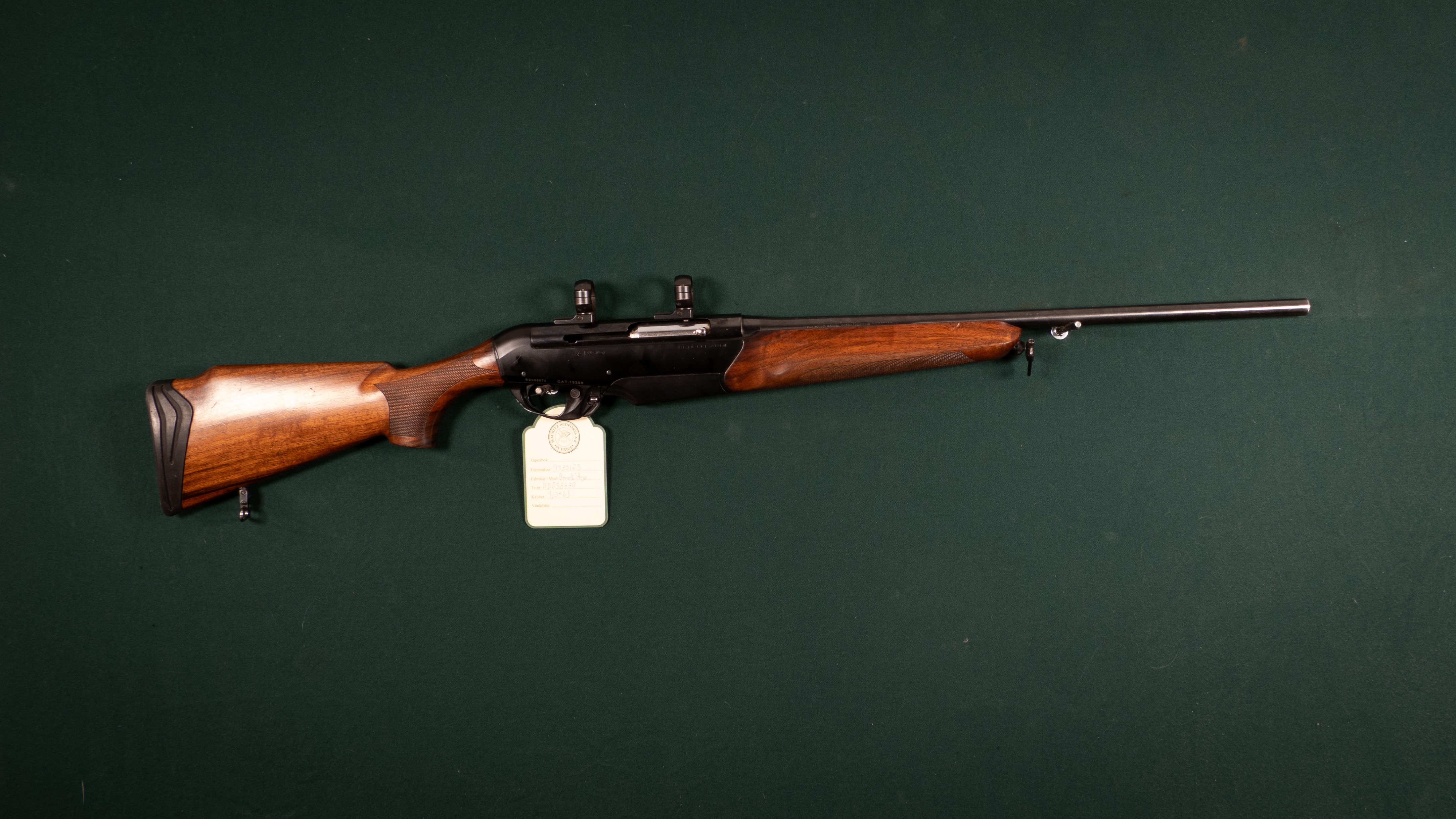 Benelli Argo kal 9,3x62 Tillv.nr. BB038970.
