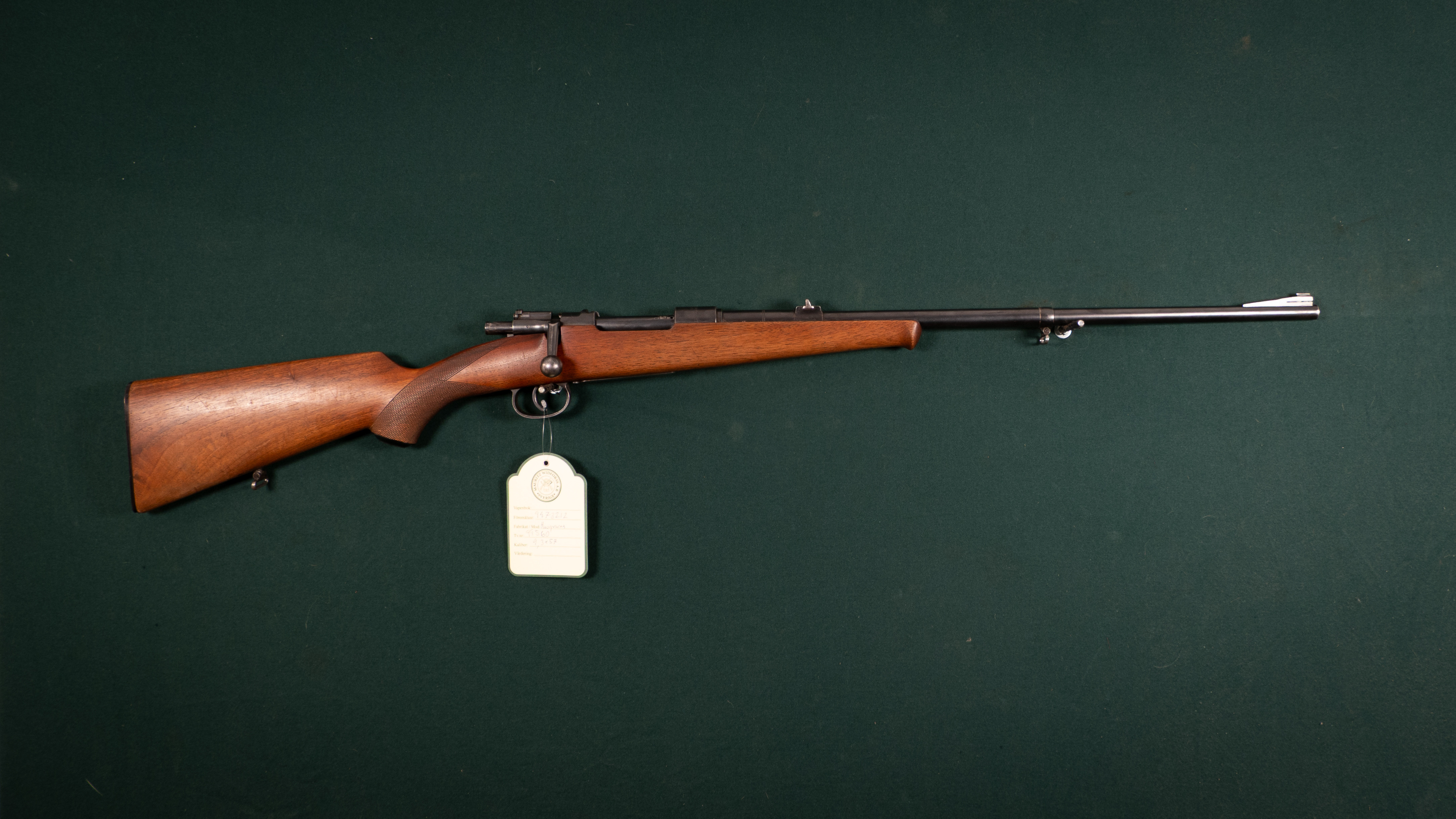 Husqvarna kal. 9,3x57 Tillv.nr. 44560.