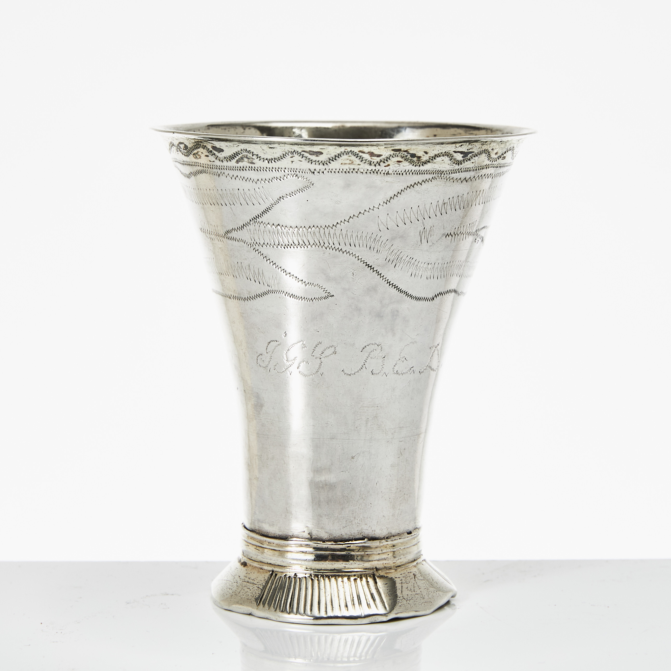 BÄGARE, silver, Gustaf Otto Sjöberg (1778-1824), Falun.
