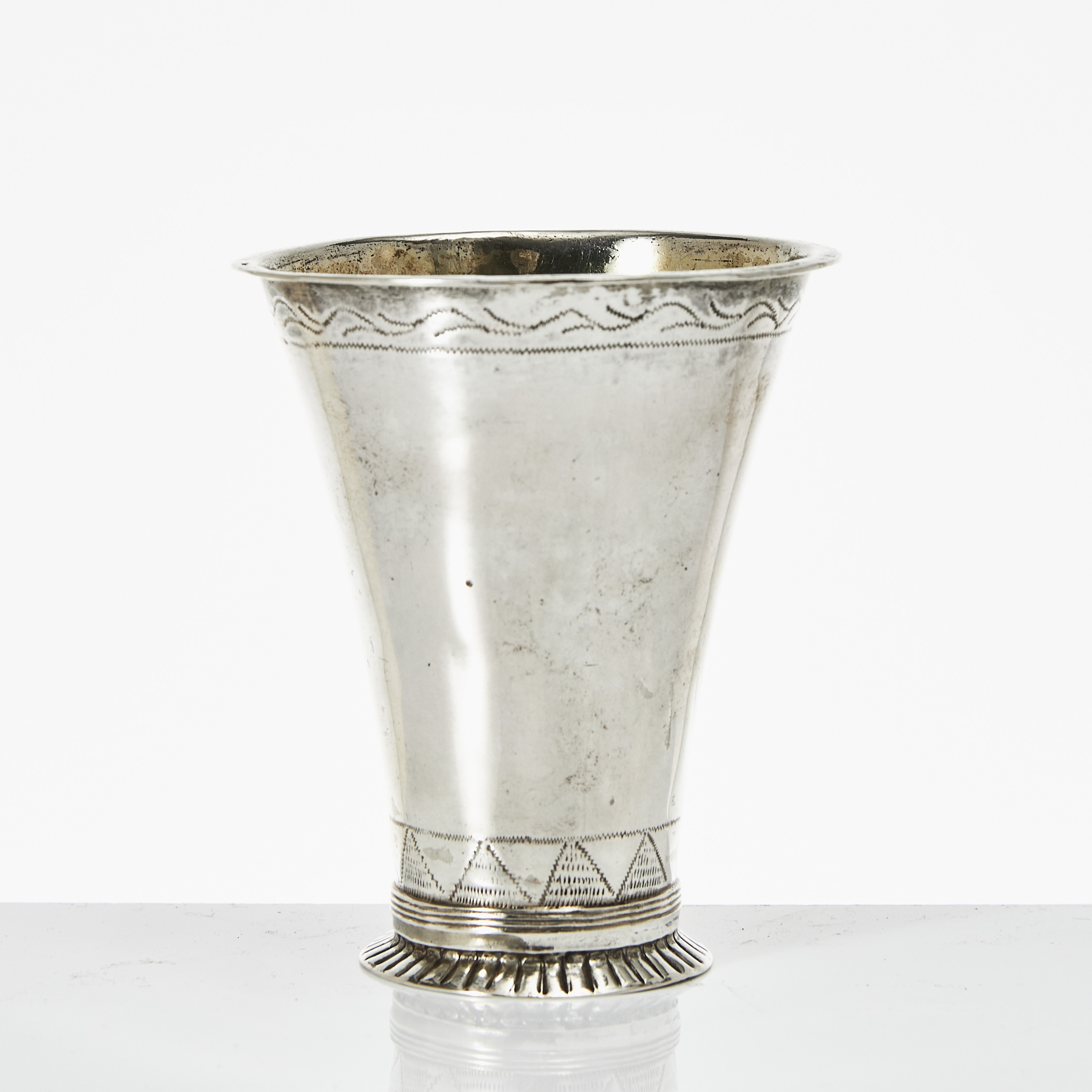 BÄGARE, silver, Peter Andreas Neuendorf (1797-1835) Lidköping.